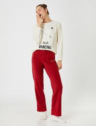 Polar Pijama Takımı Nakışlı