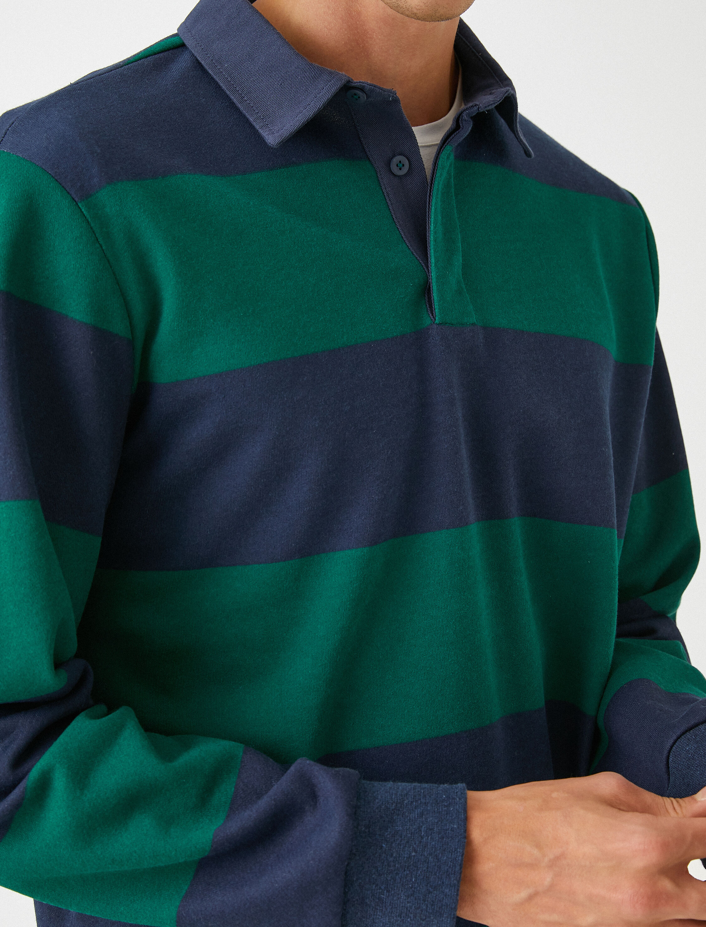   Polo Yaka Sweatshirt Regular Fit