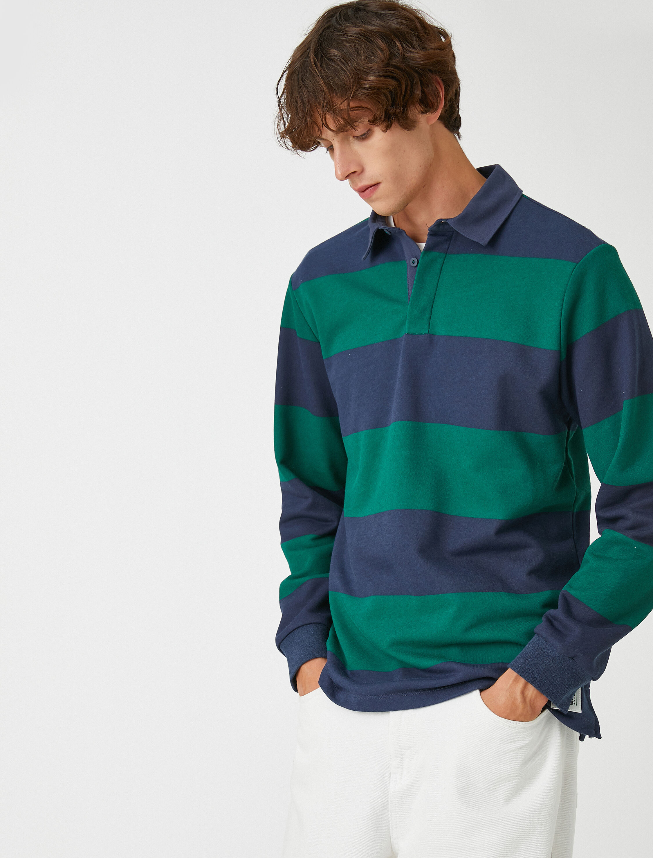   Polo Yaka Sweatshirt Regular Fit