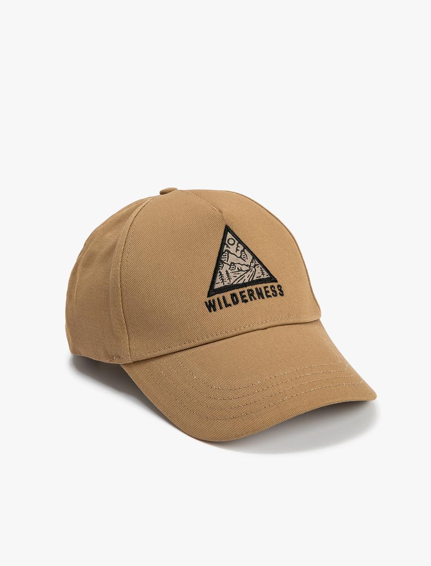  Erkek Kep Şapka Aplike Detaylı