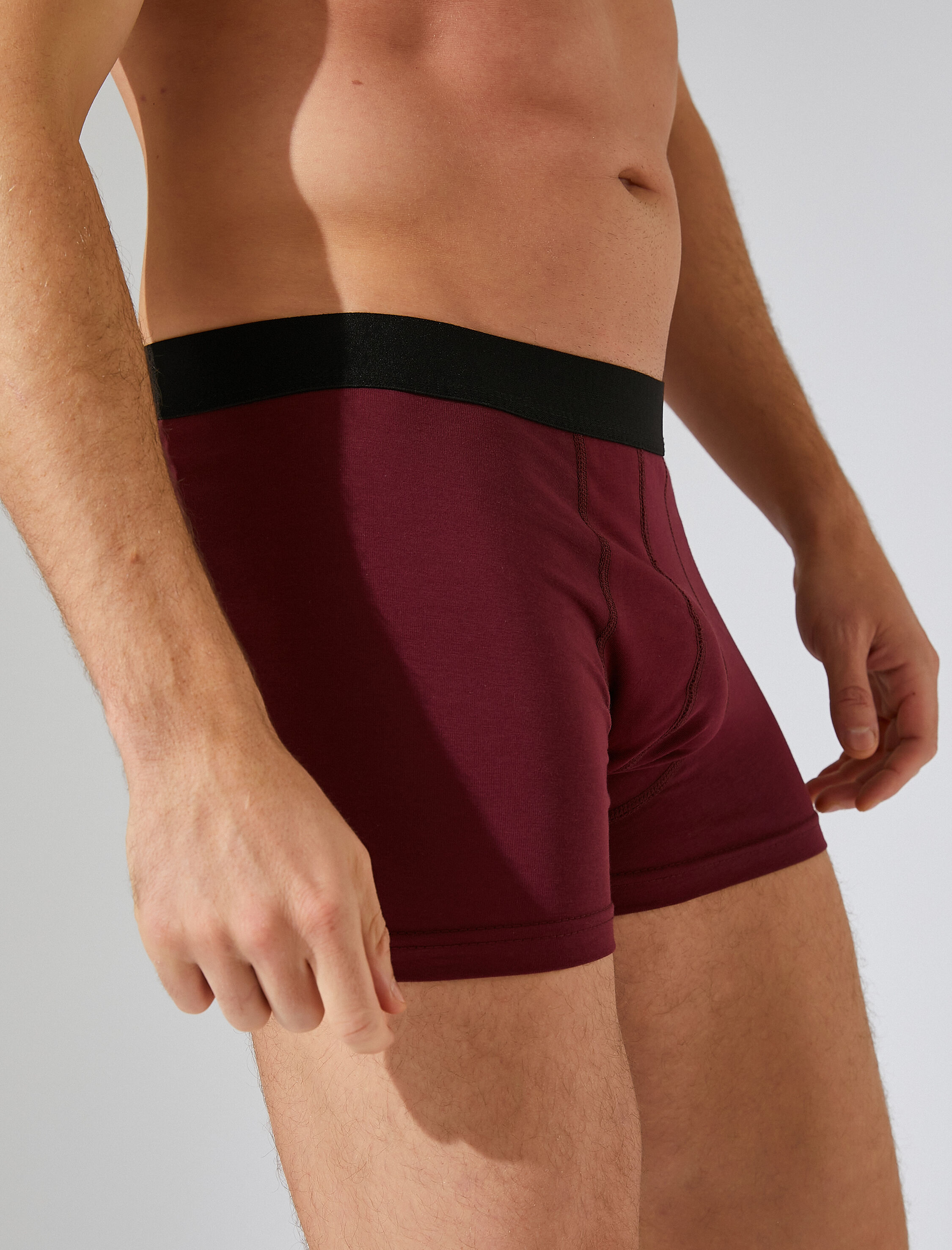   3'lü Boxer Seti Pamuklu Desenli