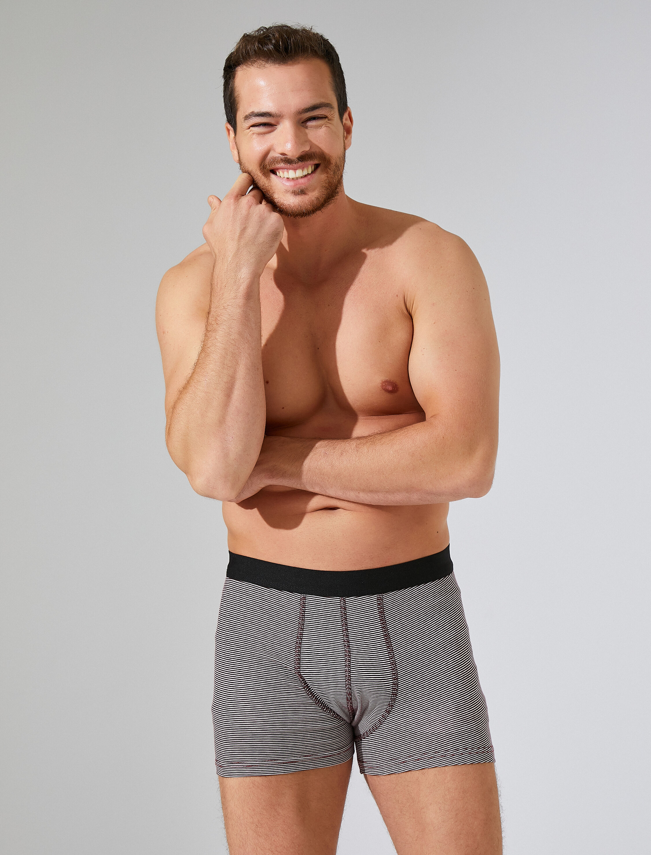   3'lü Boxer Seti Pamuklu Desenli