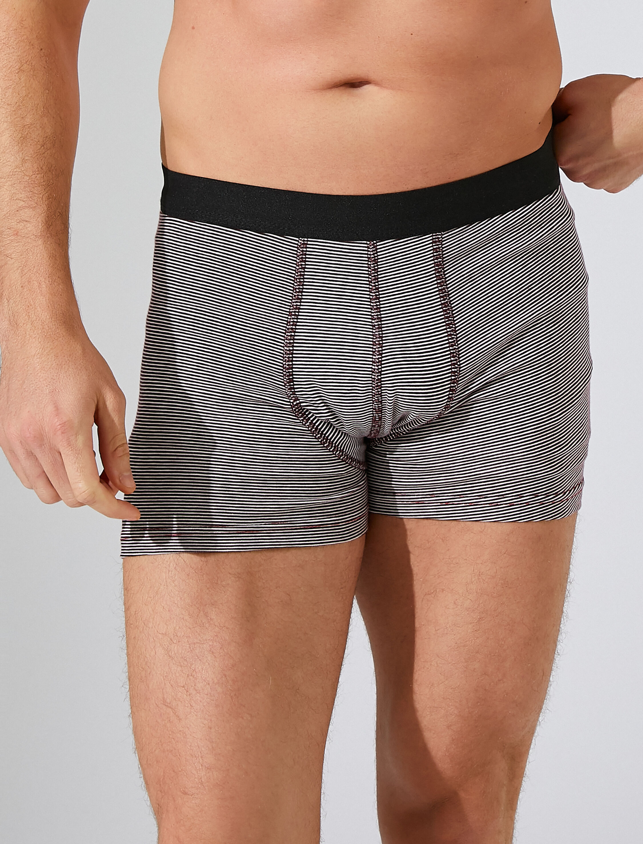   3'lü Boxer Seti Pamuklu Desenli