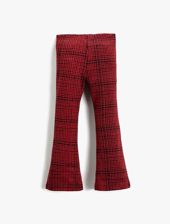 Kız Çocuk İspanyol Paça Tayt Beli Lastikli