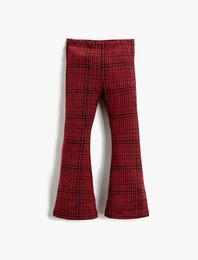 İspanyol Paça Tayt Beli Lastikli