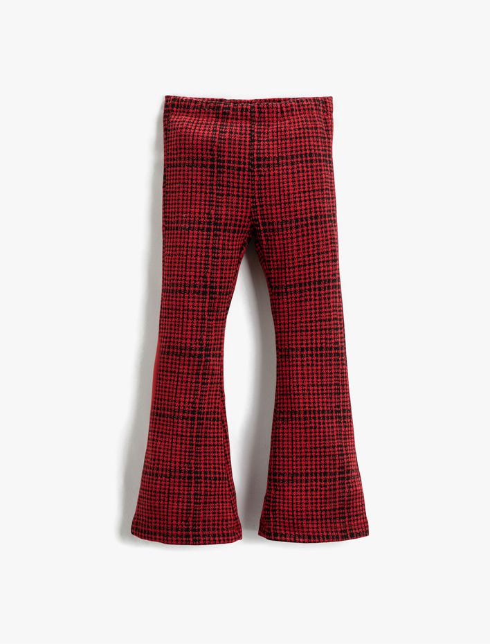 Kız Çocuk İspanyol Paça Tayt Beli Lastikli