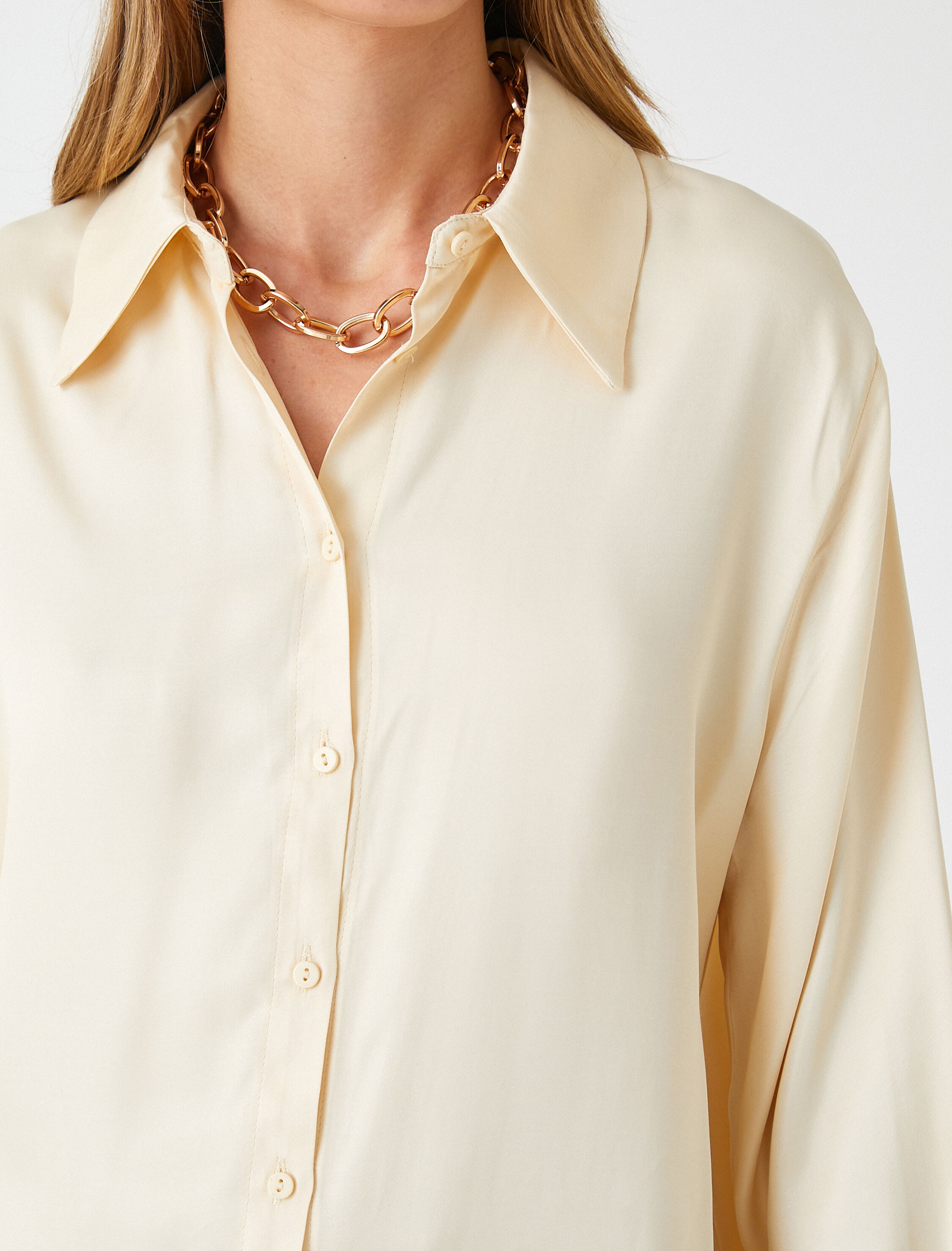   Basic Gömlek Uzun Kollu