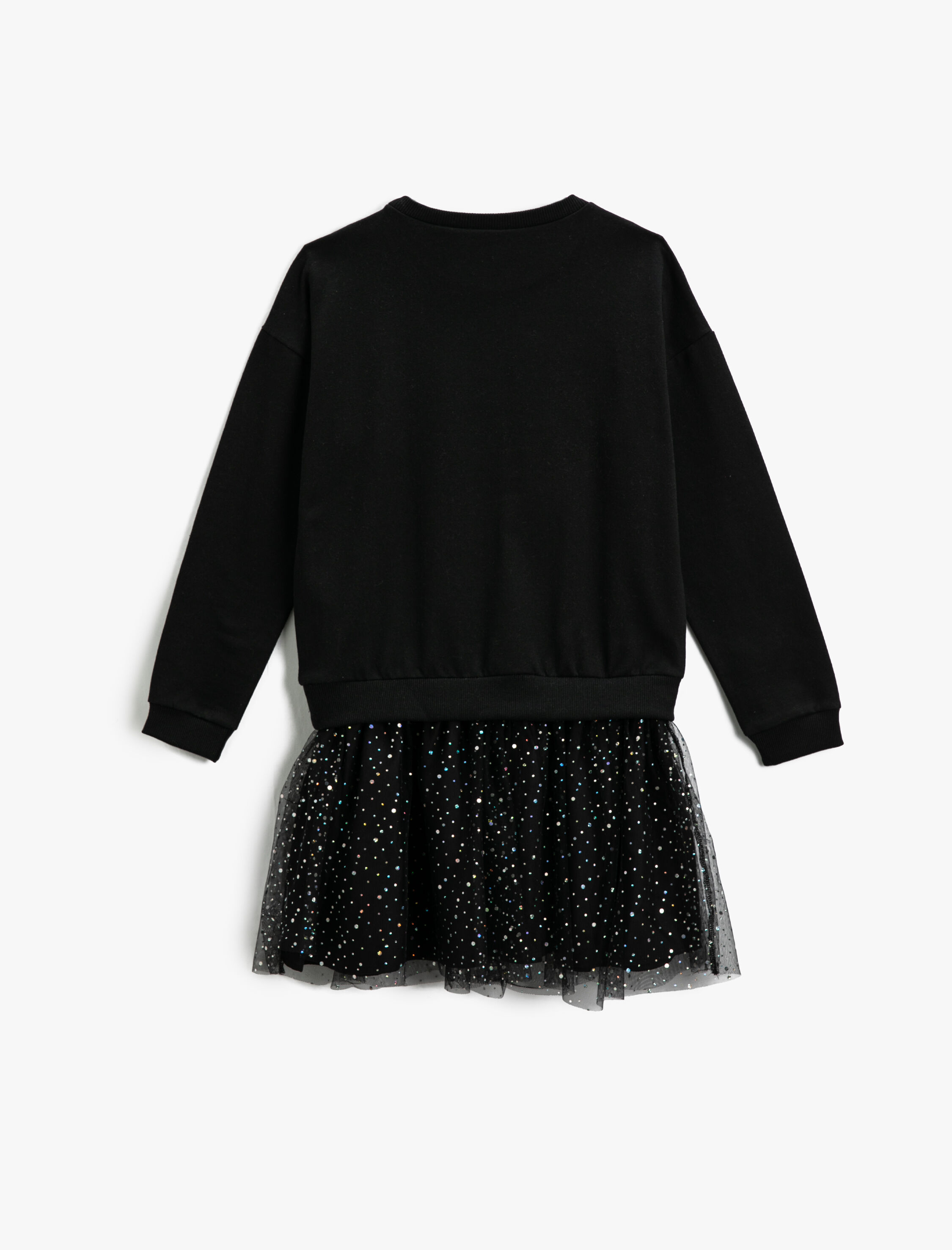  Kız Çocuk LoL Baskılı Elbise Lisanslı Şardonlu