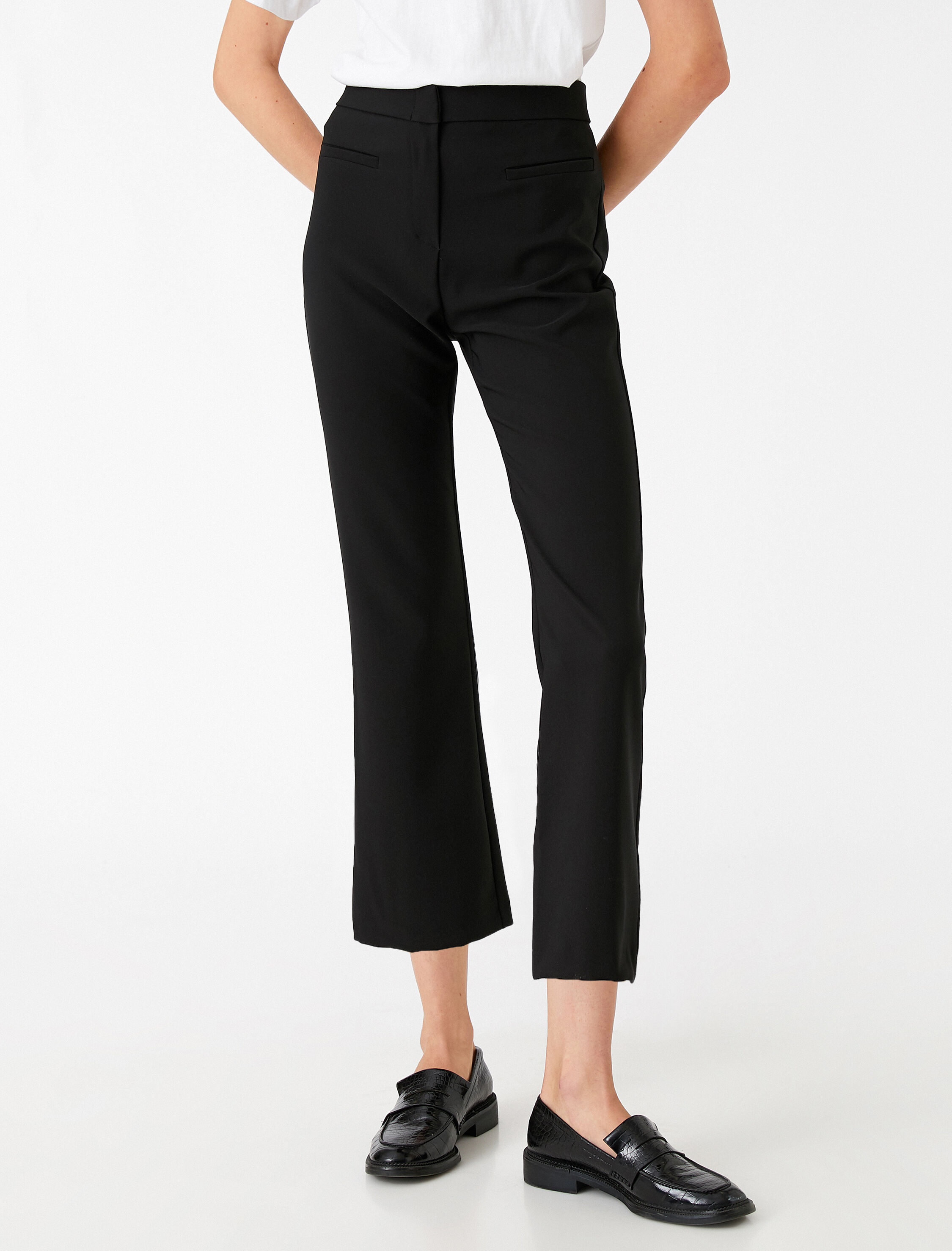   Crop Pantolon İspanyol Paça