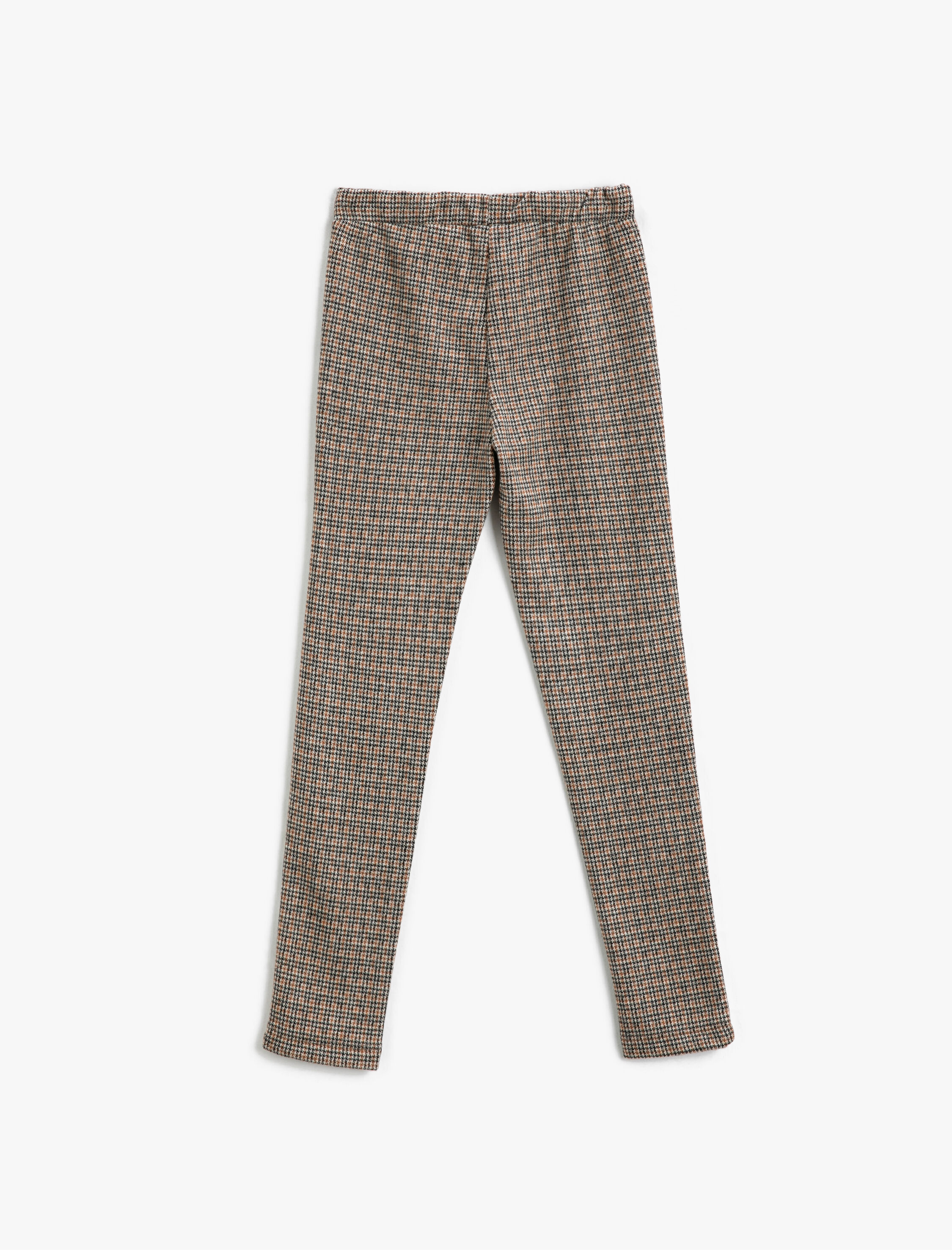  Kız Çocuk Tayt Kalın Beli Lastikli Nervürlü