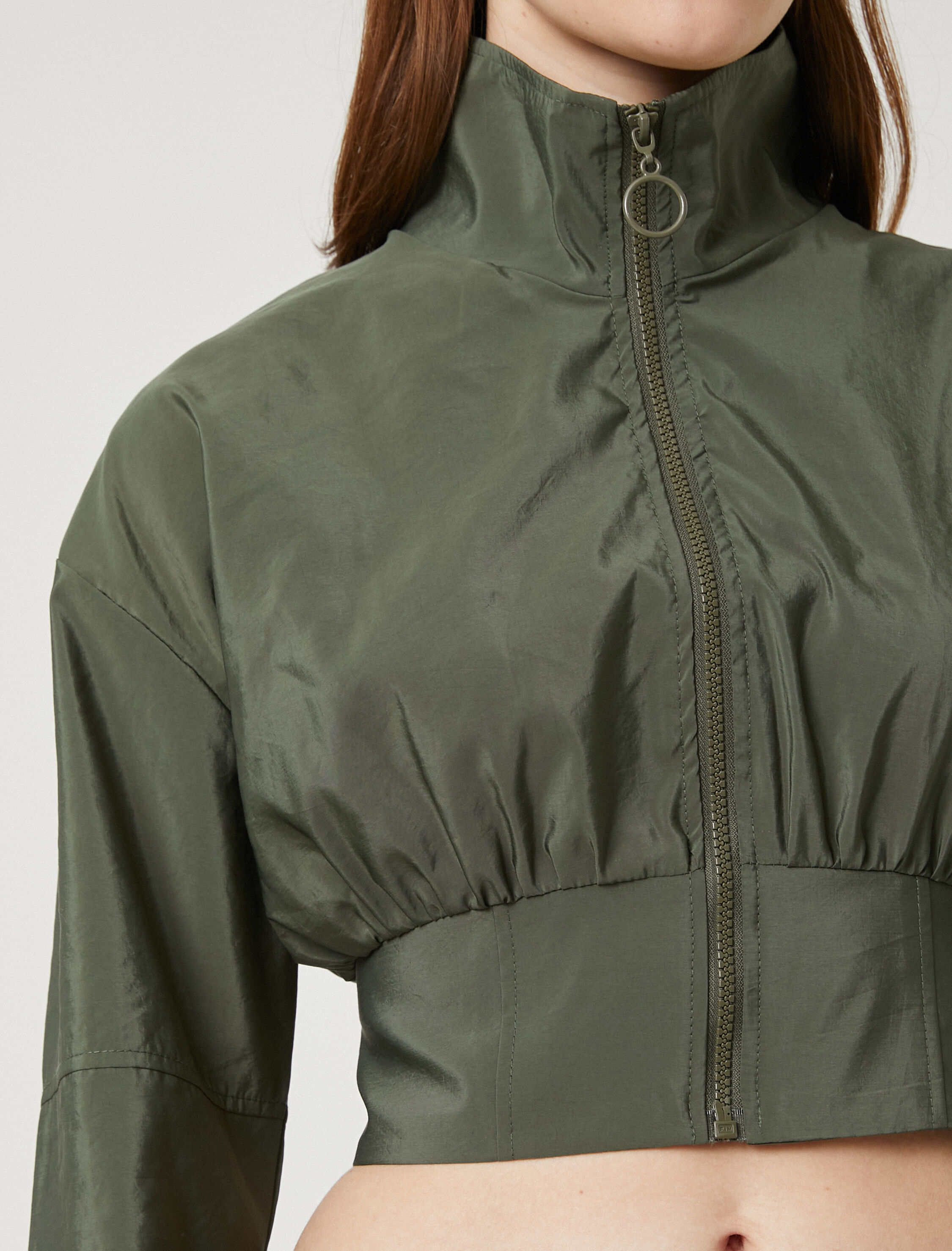   Crop Mont Fermuarlı