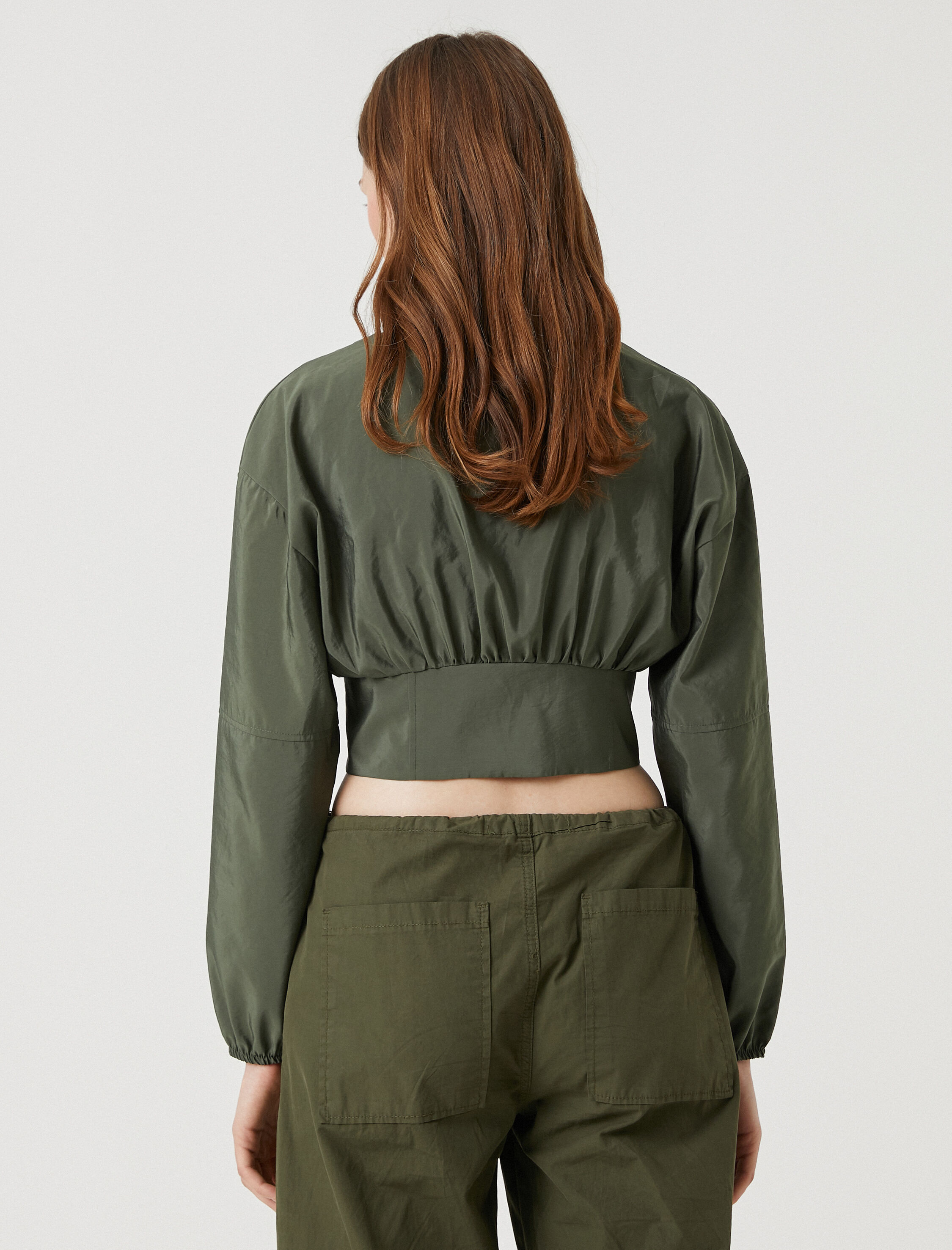   Crop Mont Fermuarlı