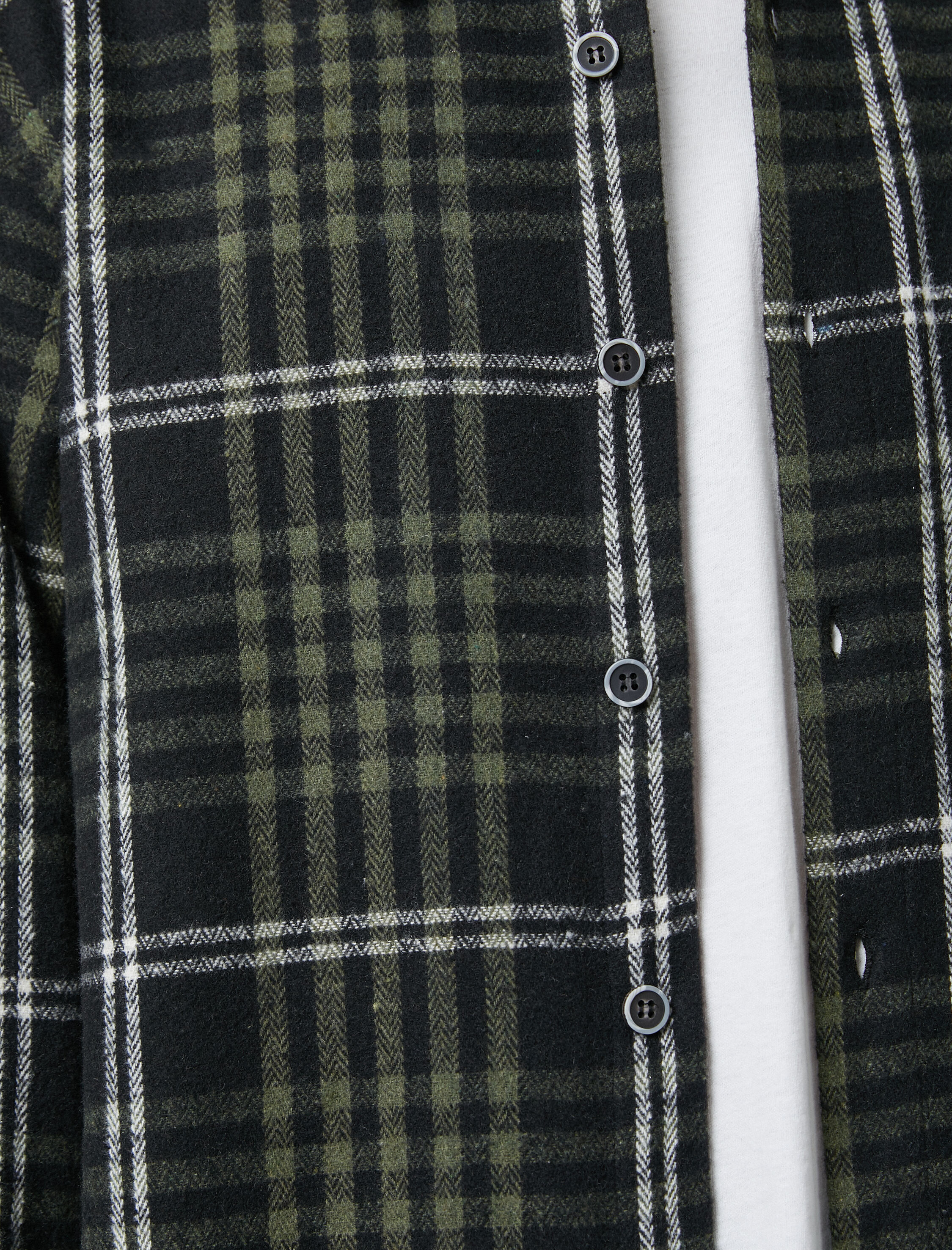 Oduncu Gömleği Klasik Yaka Uzun Kollu