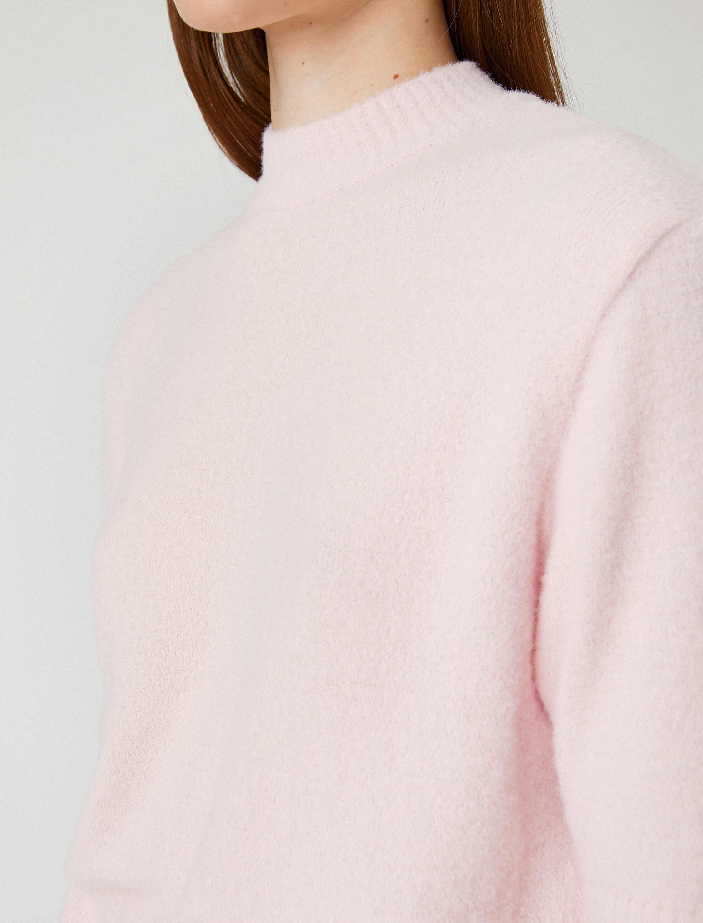 Yumuşak Dokulu Kazak Kısa Kollu Yarım Balıkçı Yaka