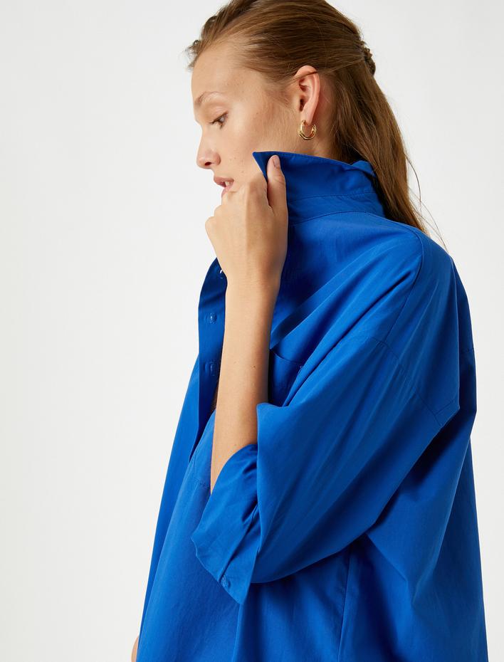  Oversize Gömlek Uzun Kollu