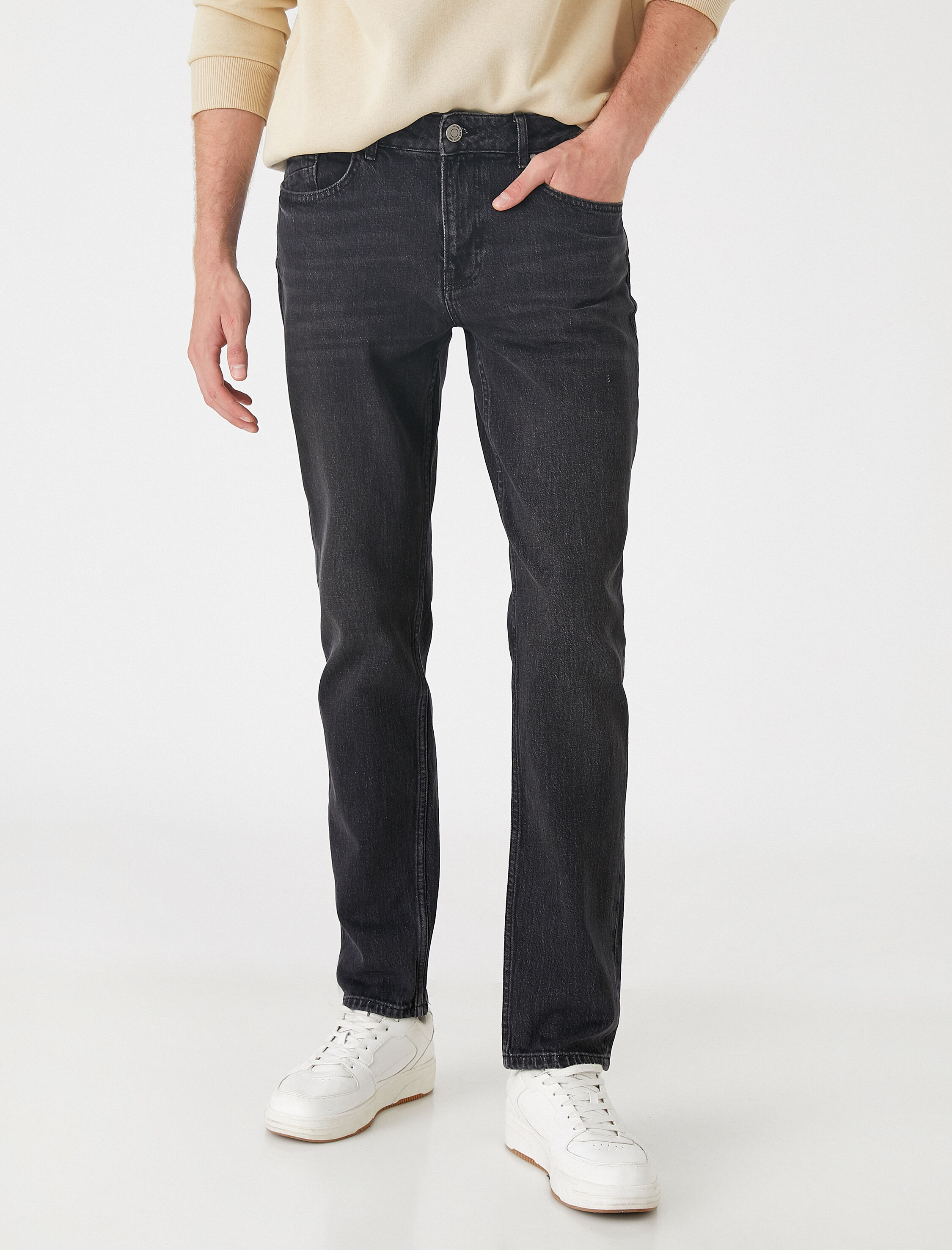 Koton Slim Fit Premium Kot Pantolon - Brad Jean. 3