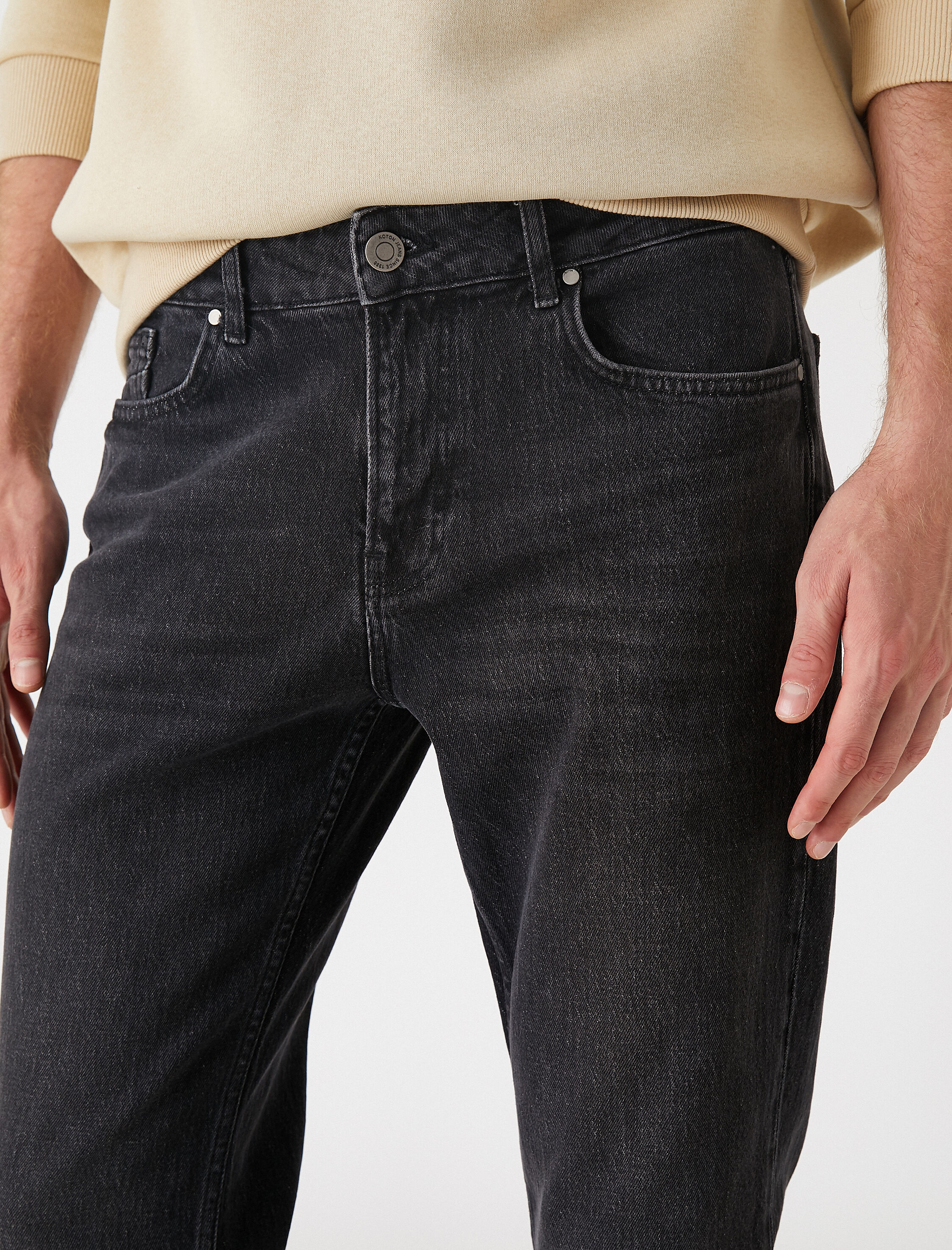 Koton Slim Fit Premium Kot Pantolon - Brad Jean. 5