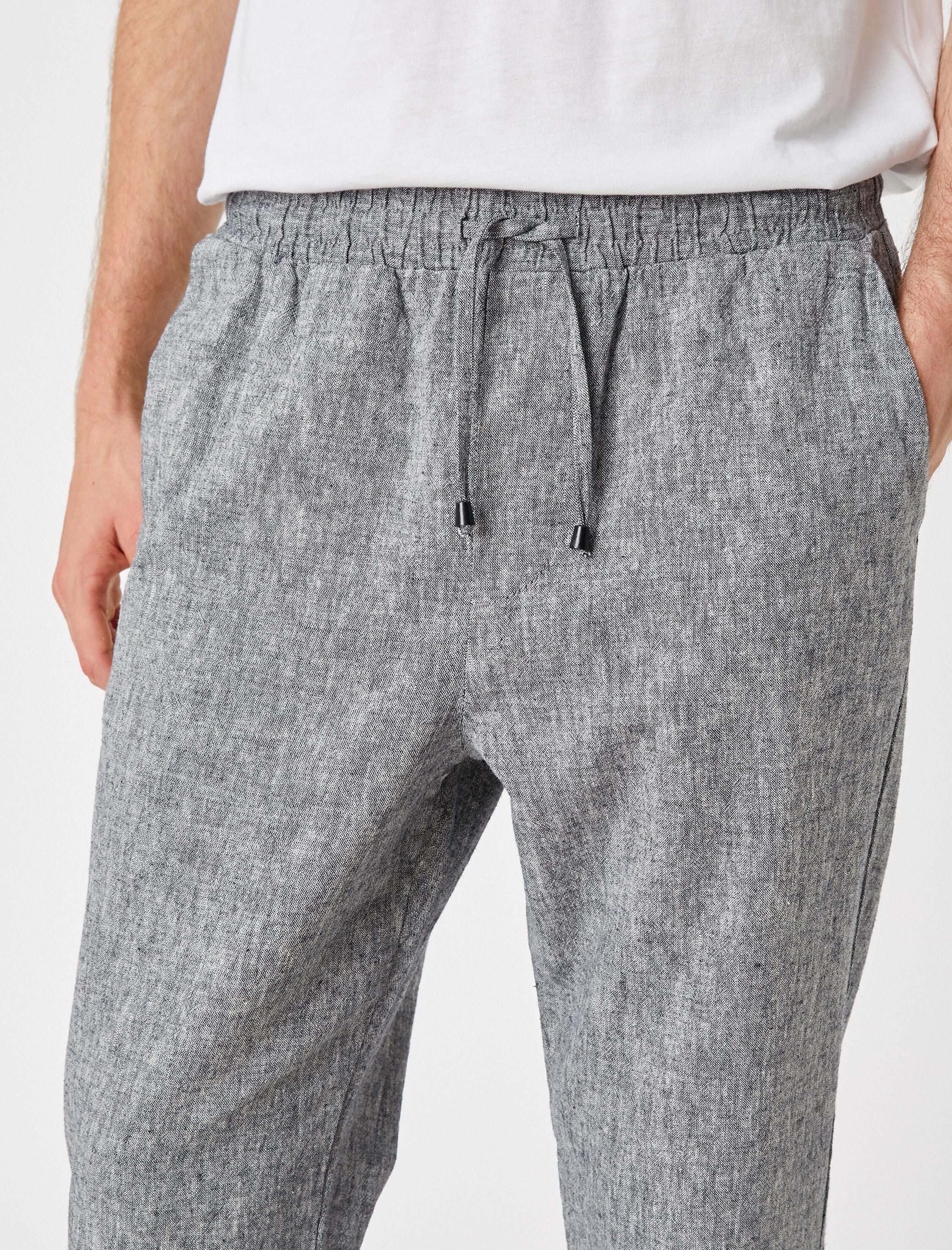   Basic Chino Pantolon Beli Bağcıklı