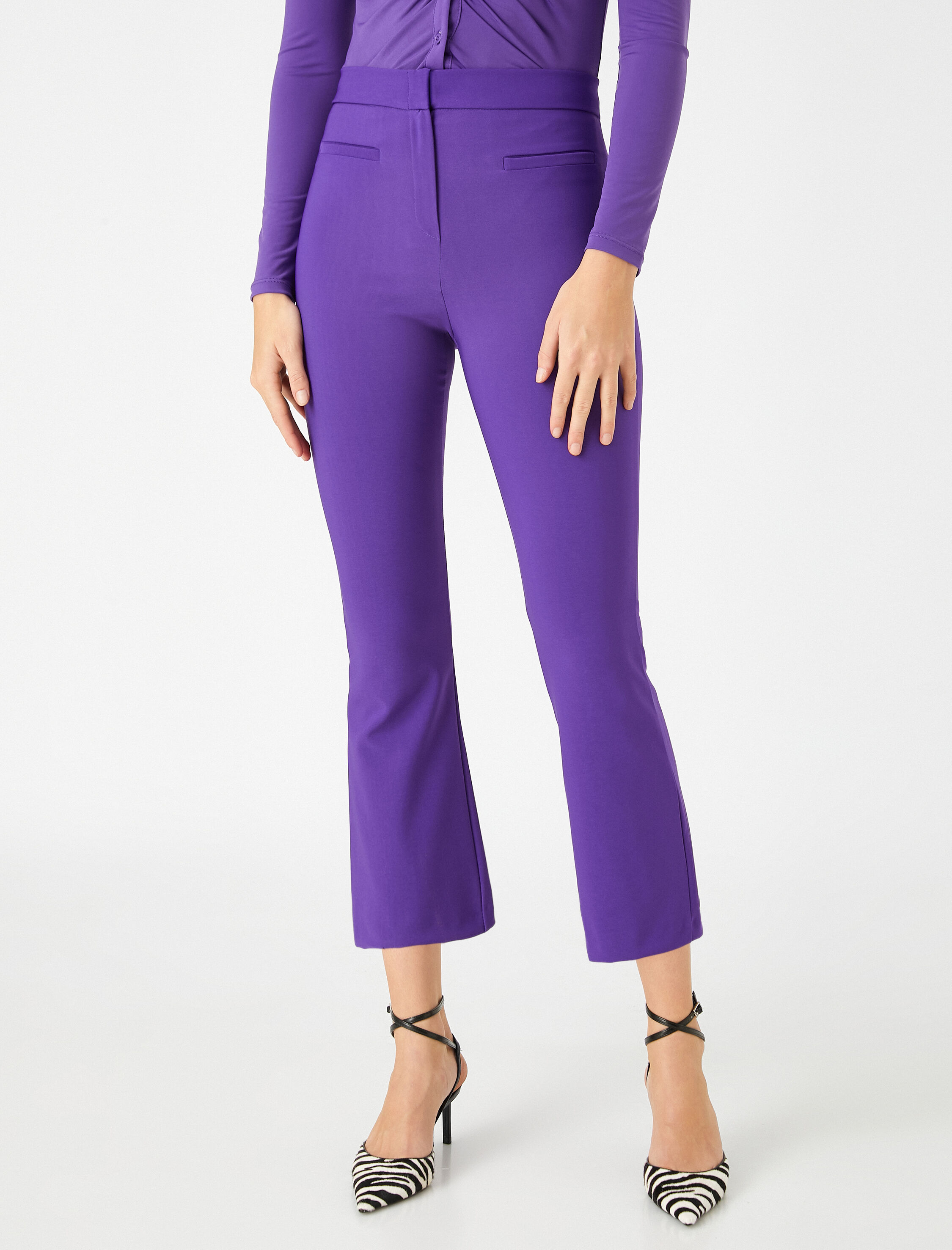   Crop Pantolon İspanyol Paça