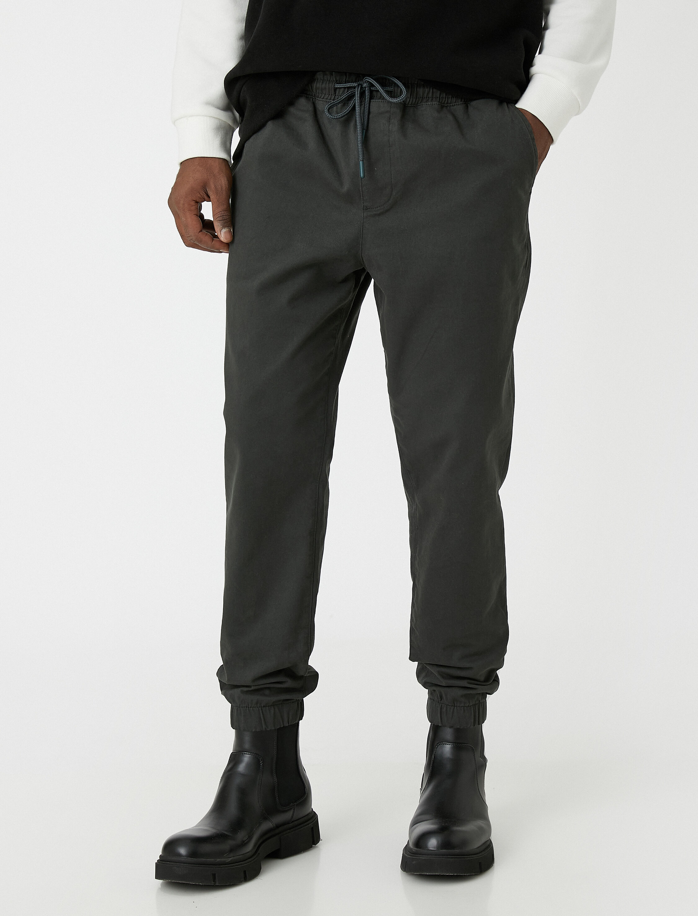   Basic Jogger Pantolon Beli Bağcıklı