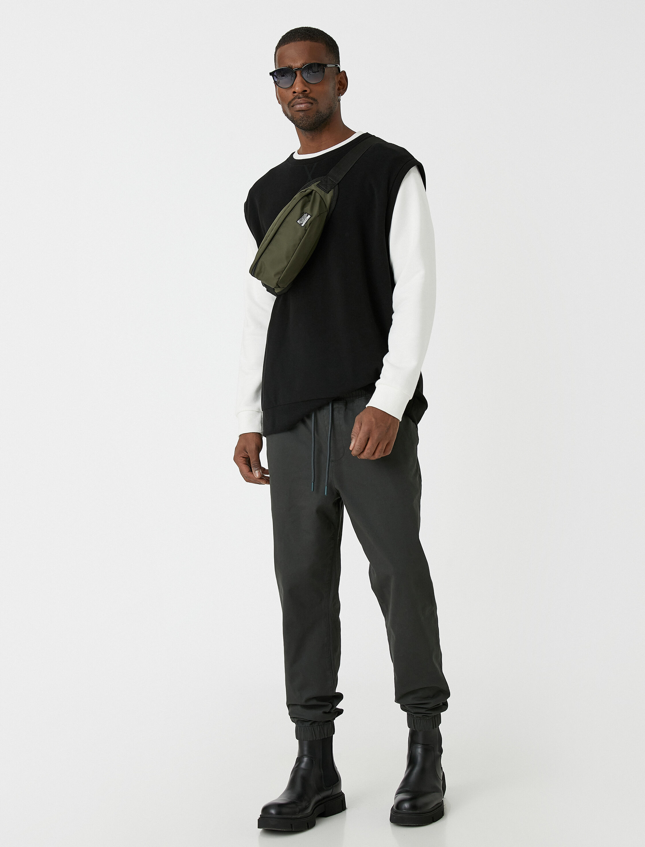   Basic Jogger Pantolon Beli Bağcıklı