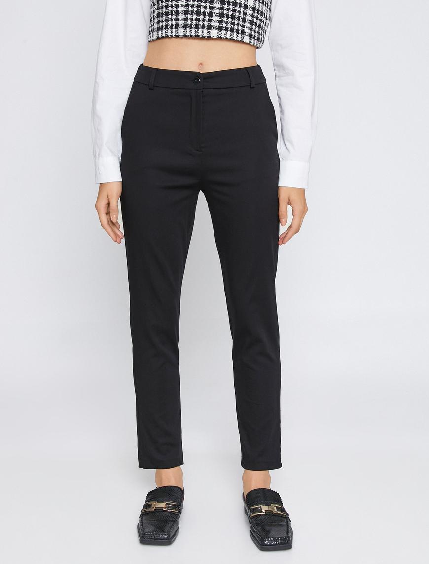   Basic Crop Pantolon