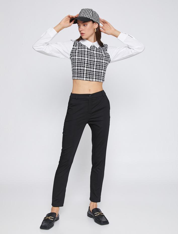  Basic Crop Pantolon