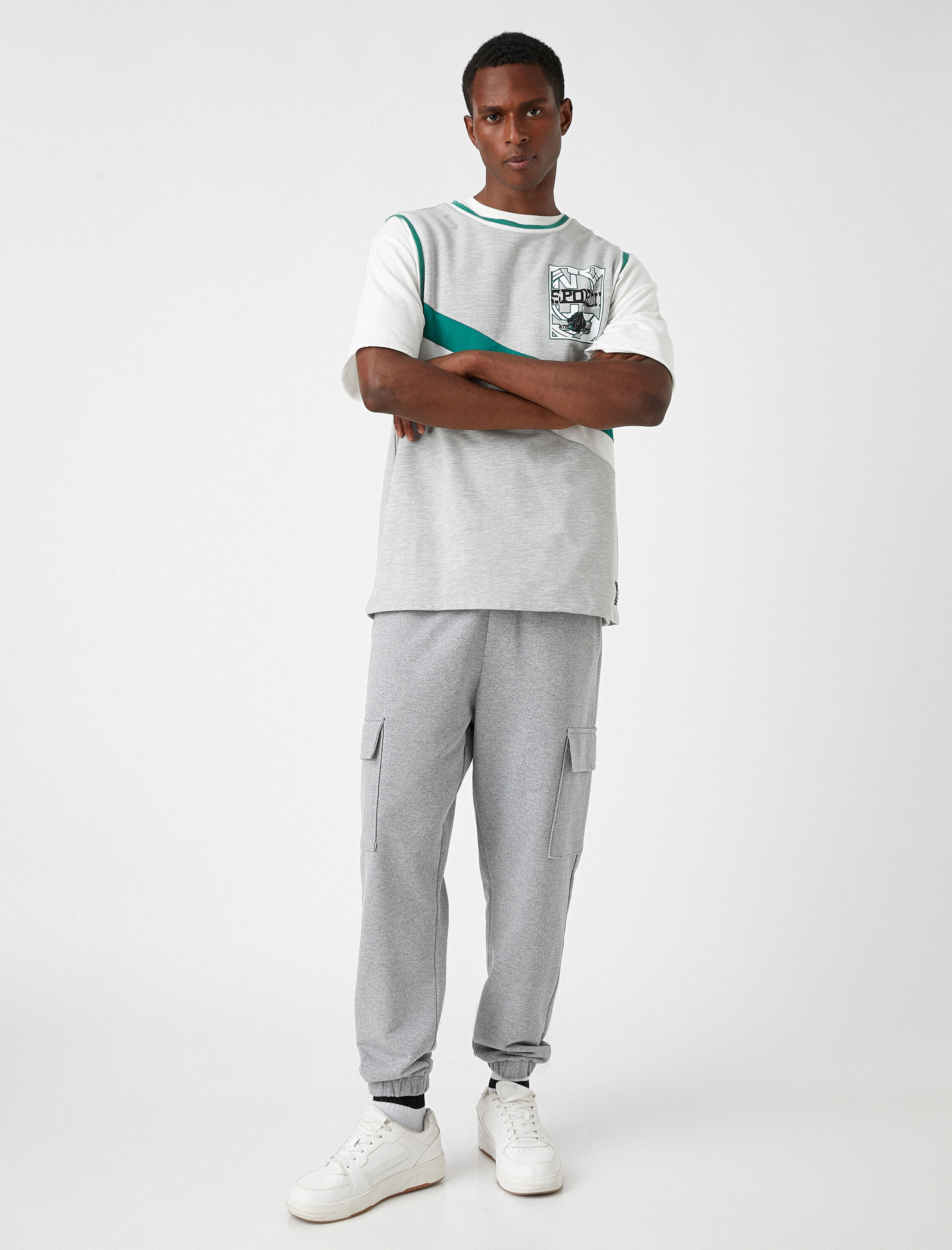   Bağcıklı Kargo Eşofman Altı