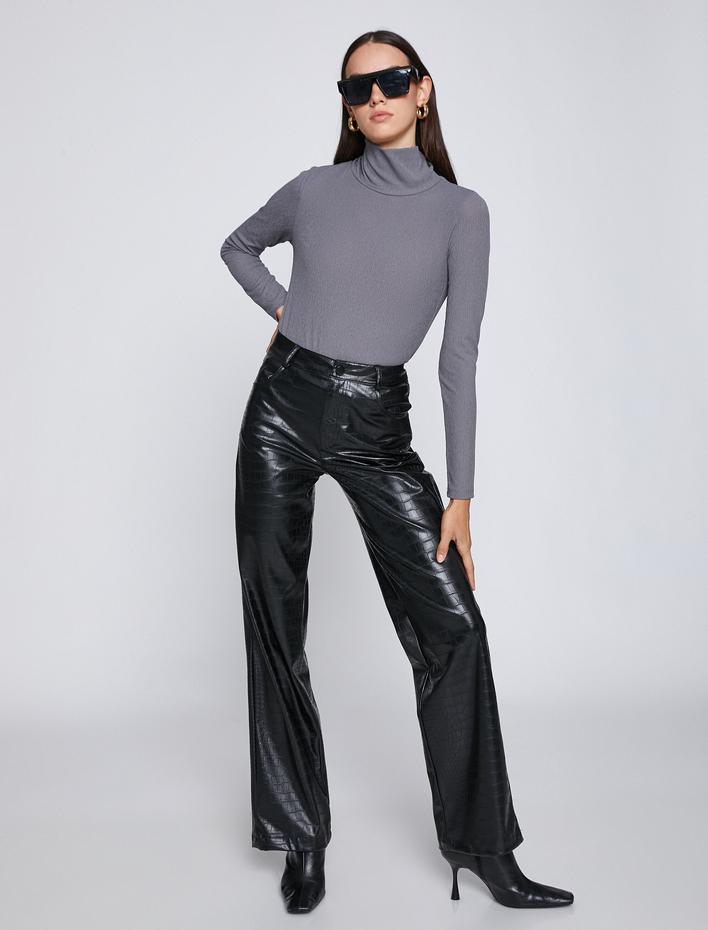  Uzun Kollu Body Balıkçı Yaka