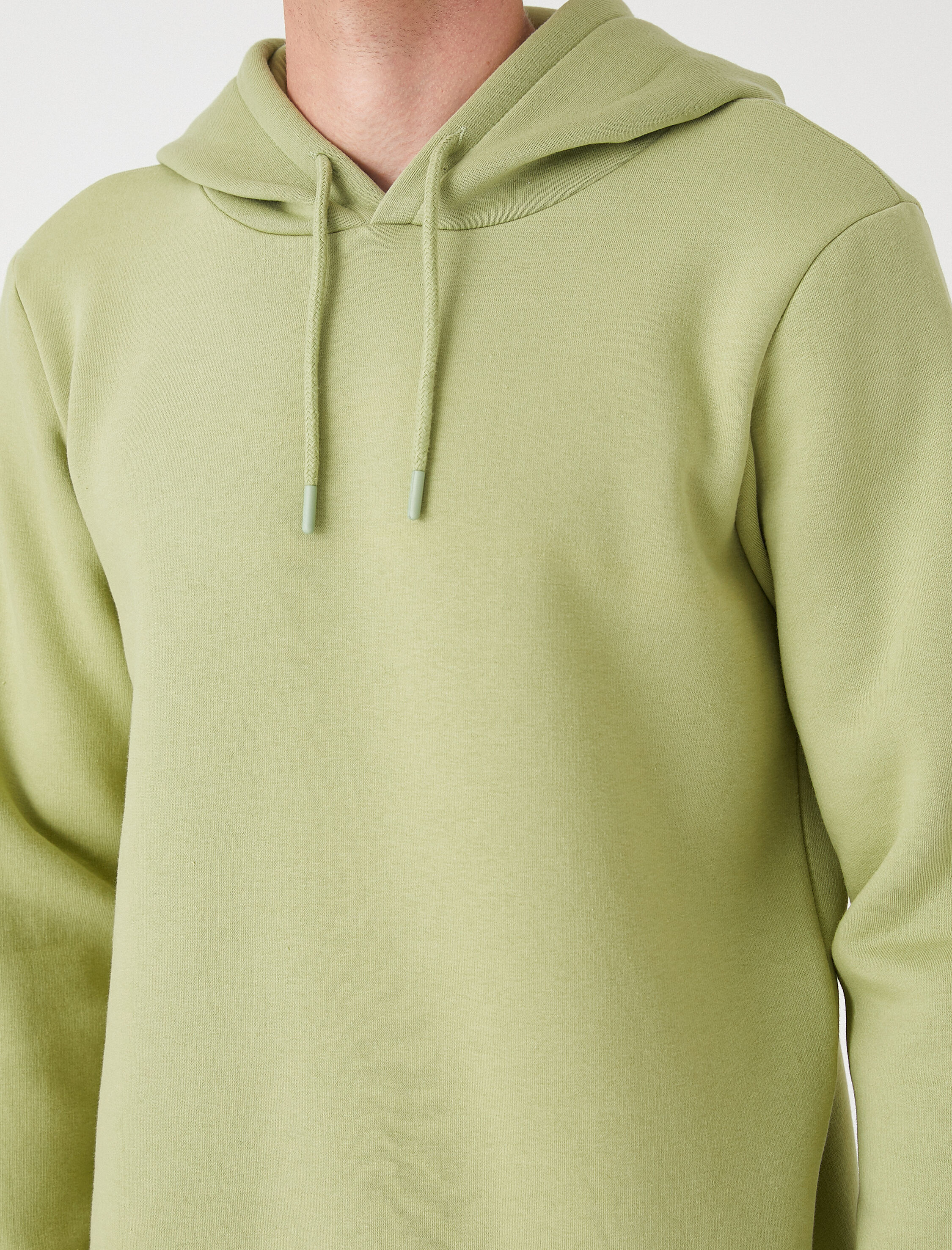   Basic Kapşonlu Sweatshirt