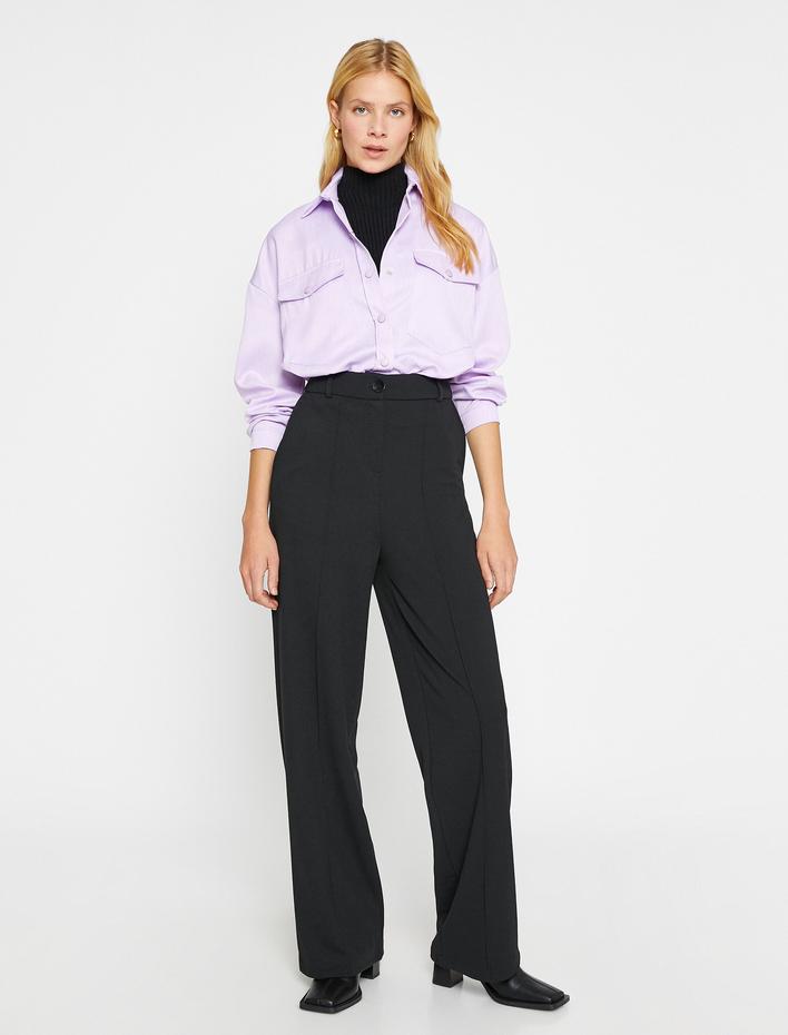  Cepli Gömlek Uzun Kollu