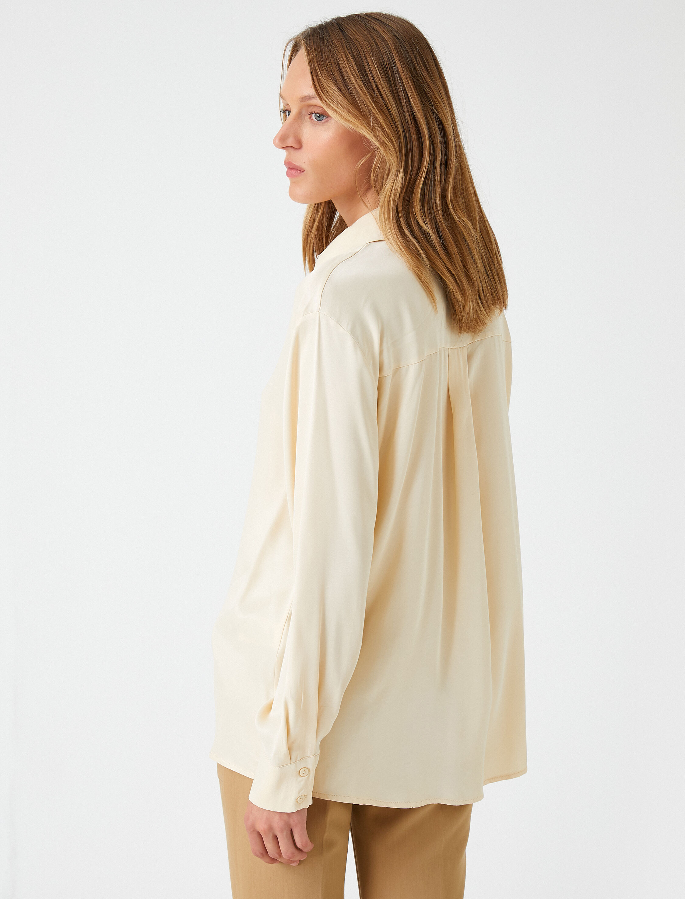   Basic Gömlek Uzun Kollu