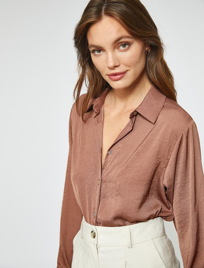  Basic Gömlek Uzun Kollu