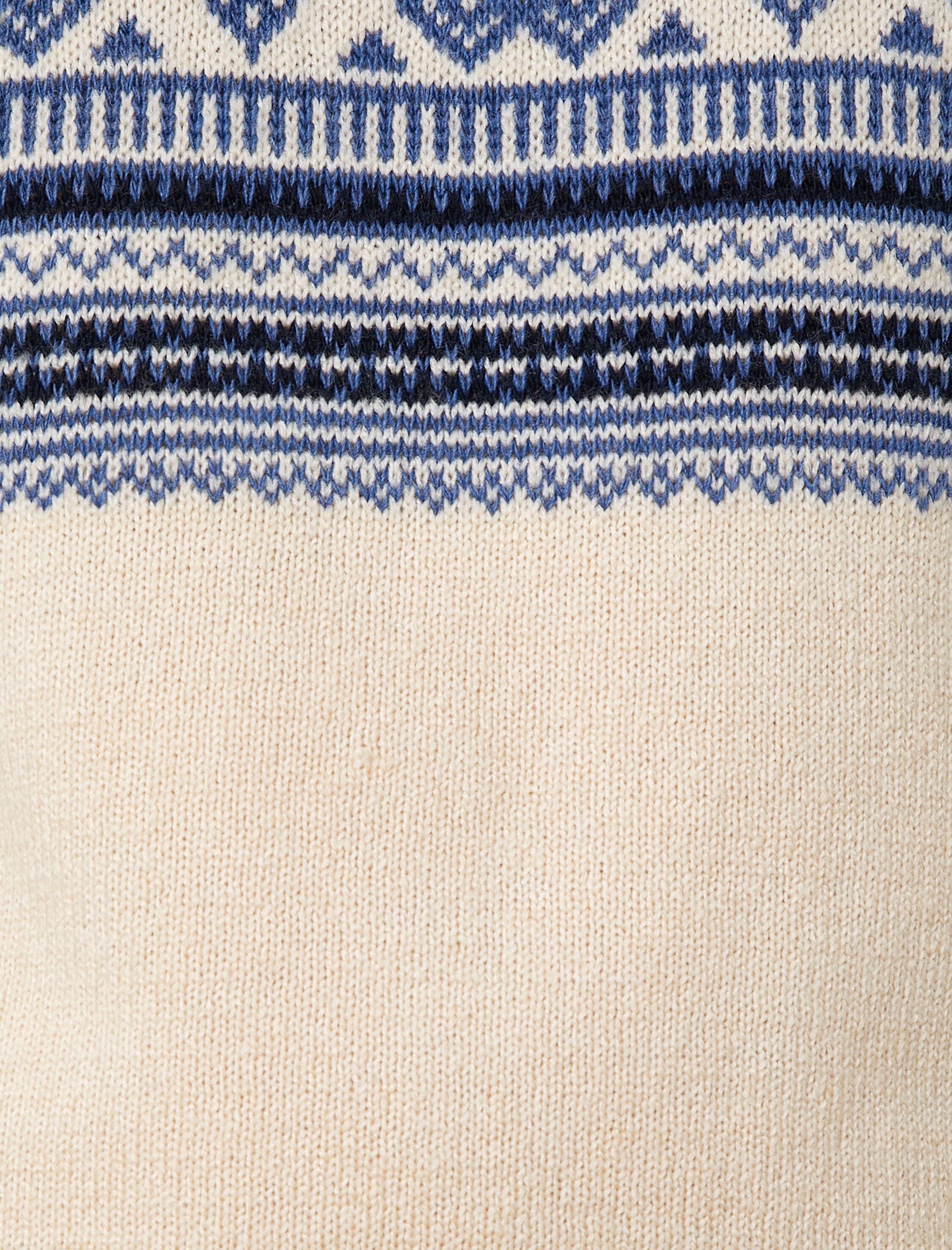   Triko Kazak Yarım Balıkçı Yaka Etnik Temalı