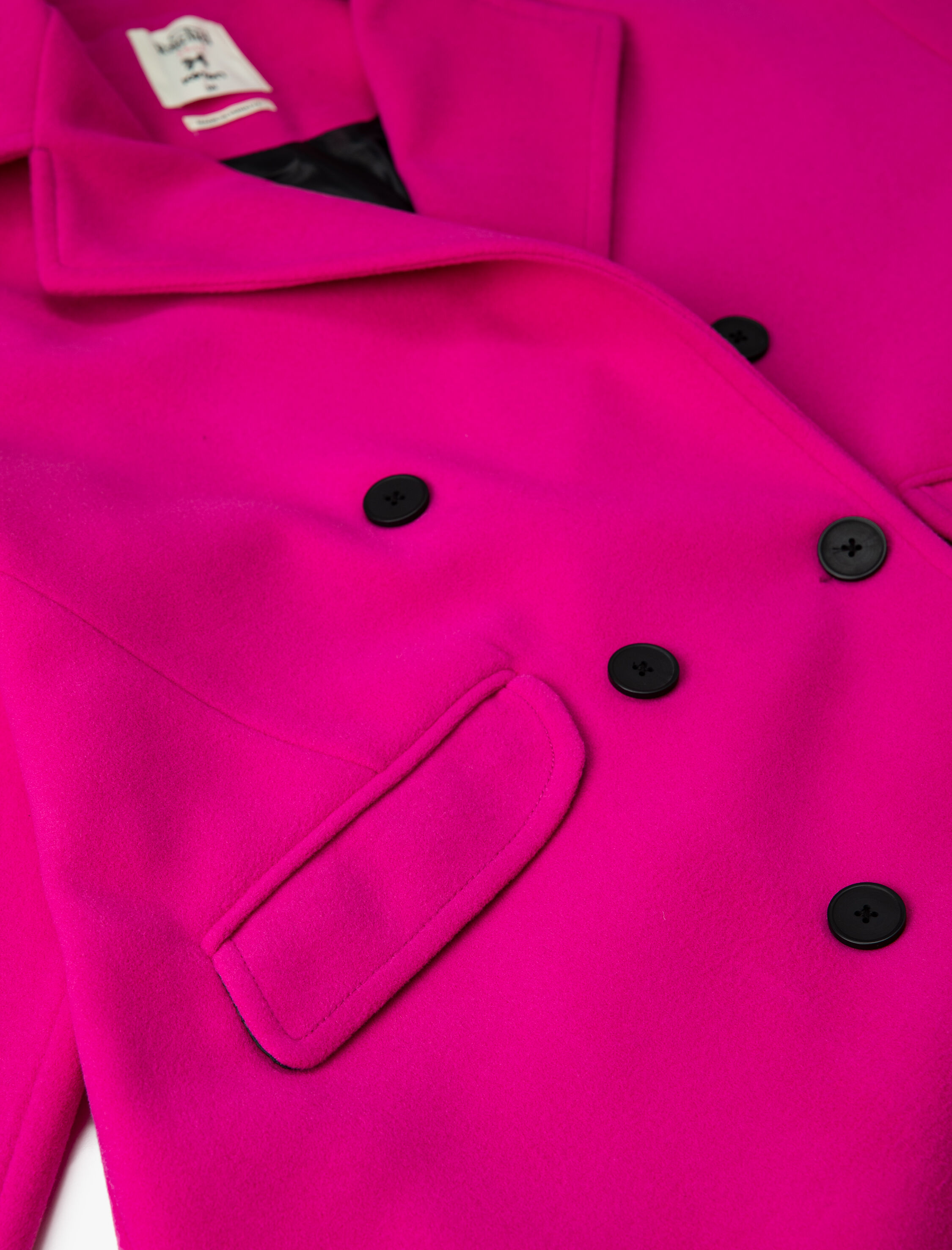   Rachel Araz X Koton - Kruvaze Düğmeli Uzun Kaban