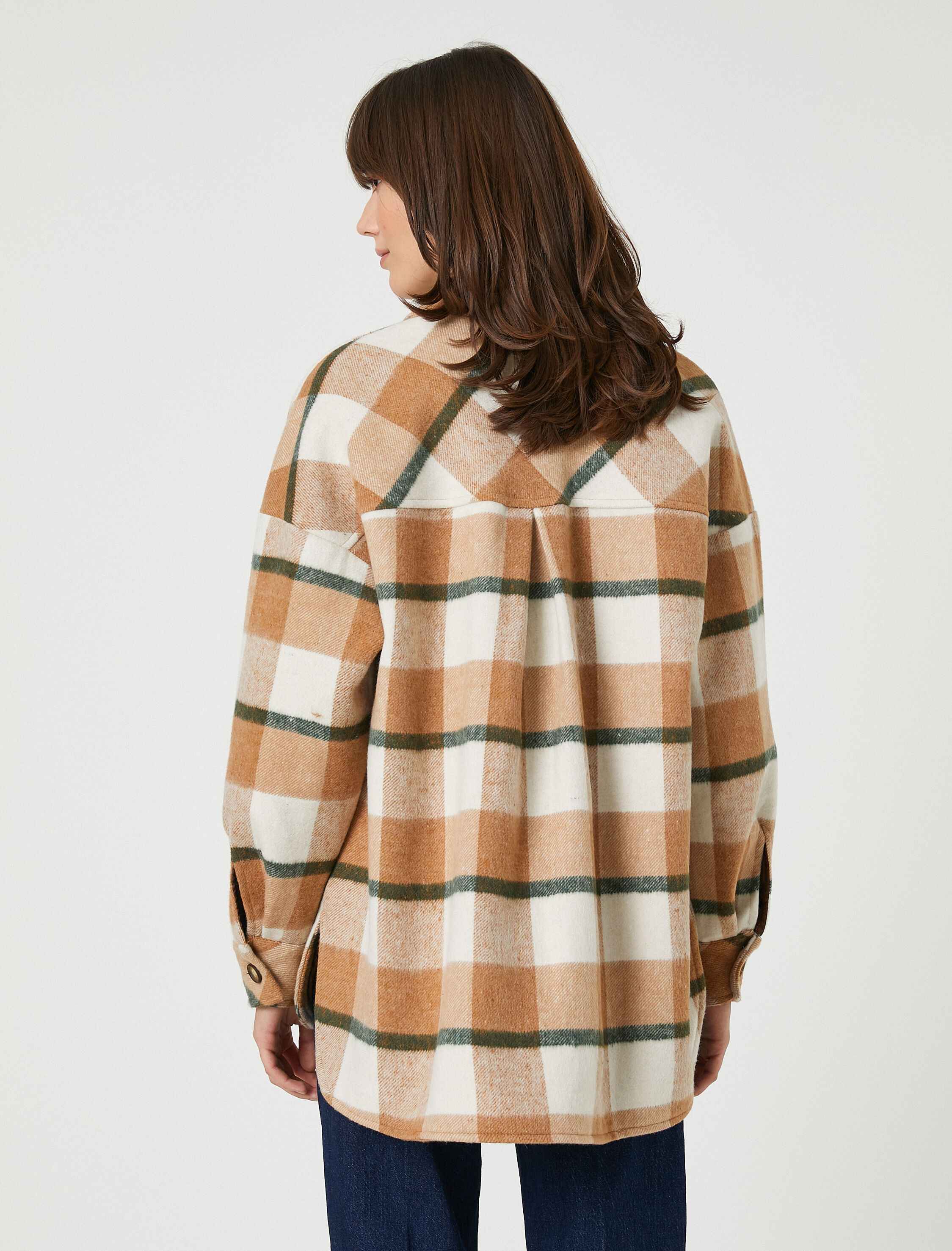   Koton X Şahika Ercümen - Cepli Düğmeli Oduncu Gömlek Ceket