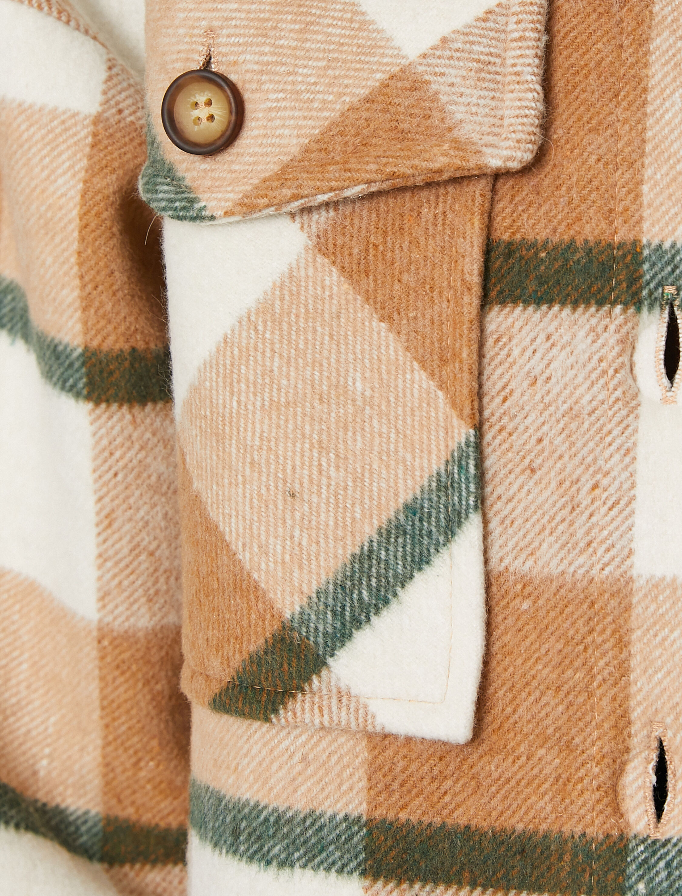   Koton X Şahika Ercümen - Cepli Düğmeli Oduncu Gömlek Ceket