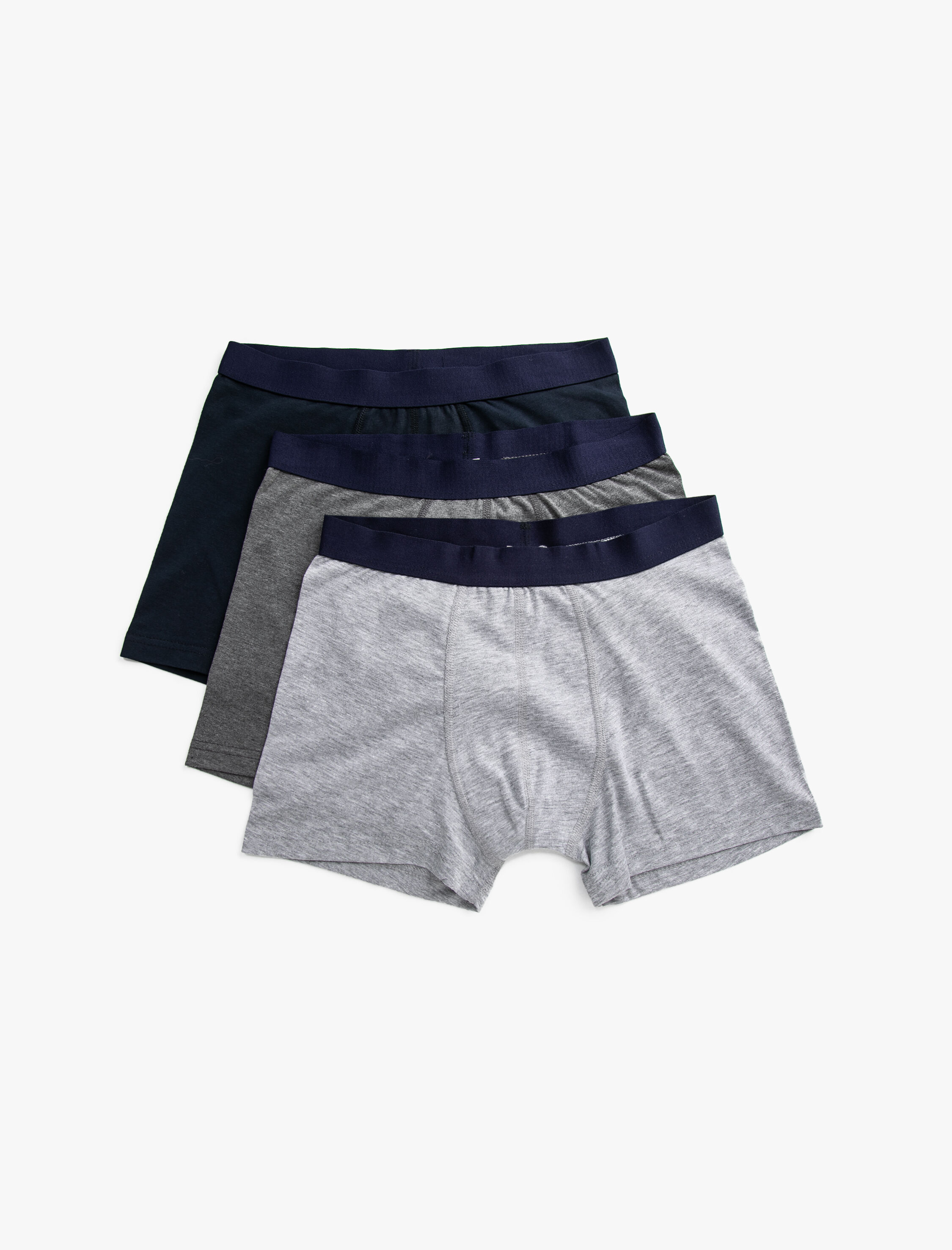   Pamuklu 3'lü Set Basic Boxer