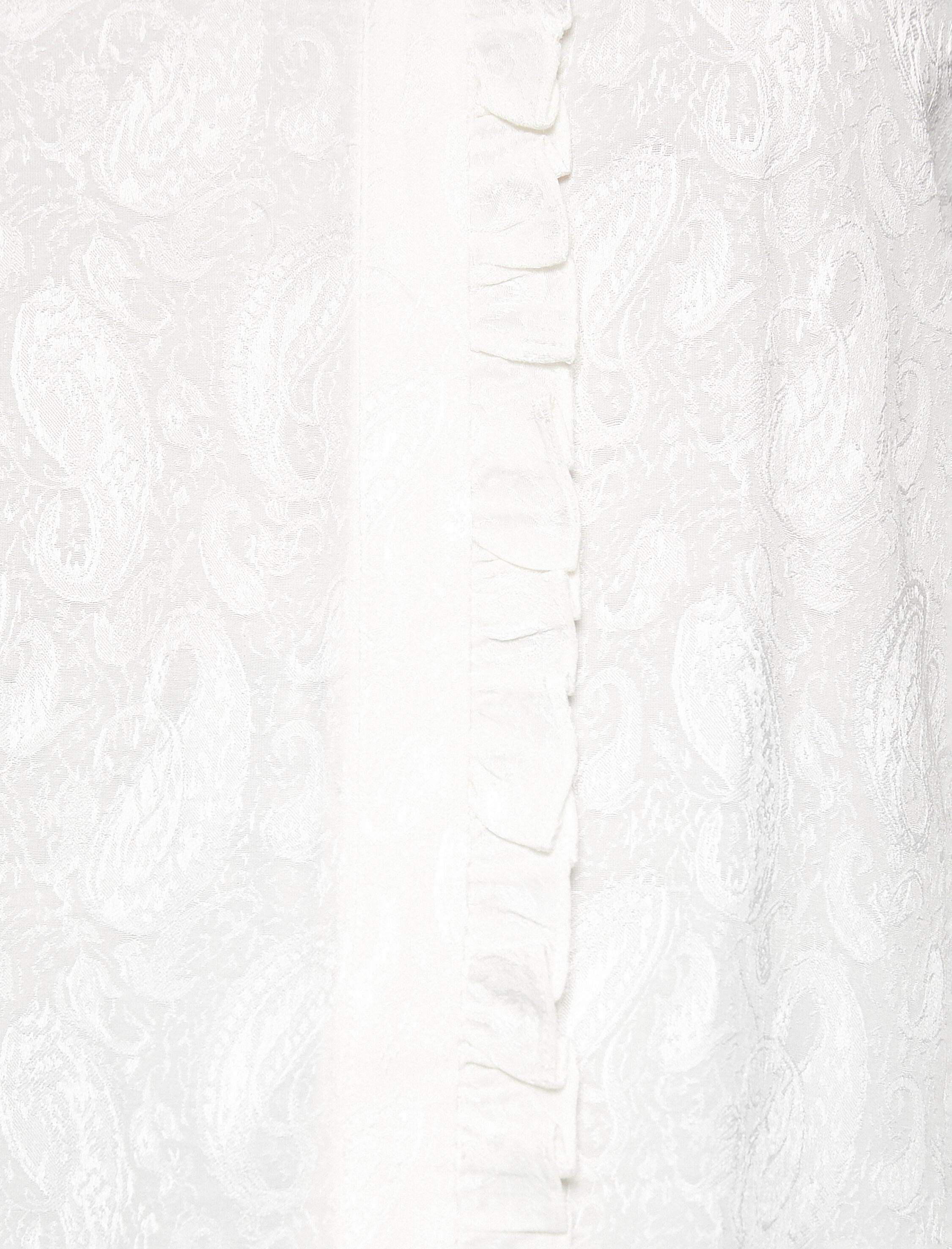   Melis Ağazat X Koton - Jakarlı Dik Yaka Gömlek