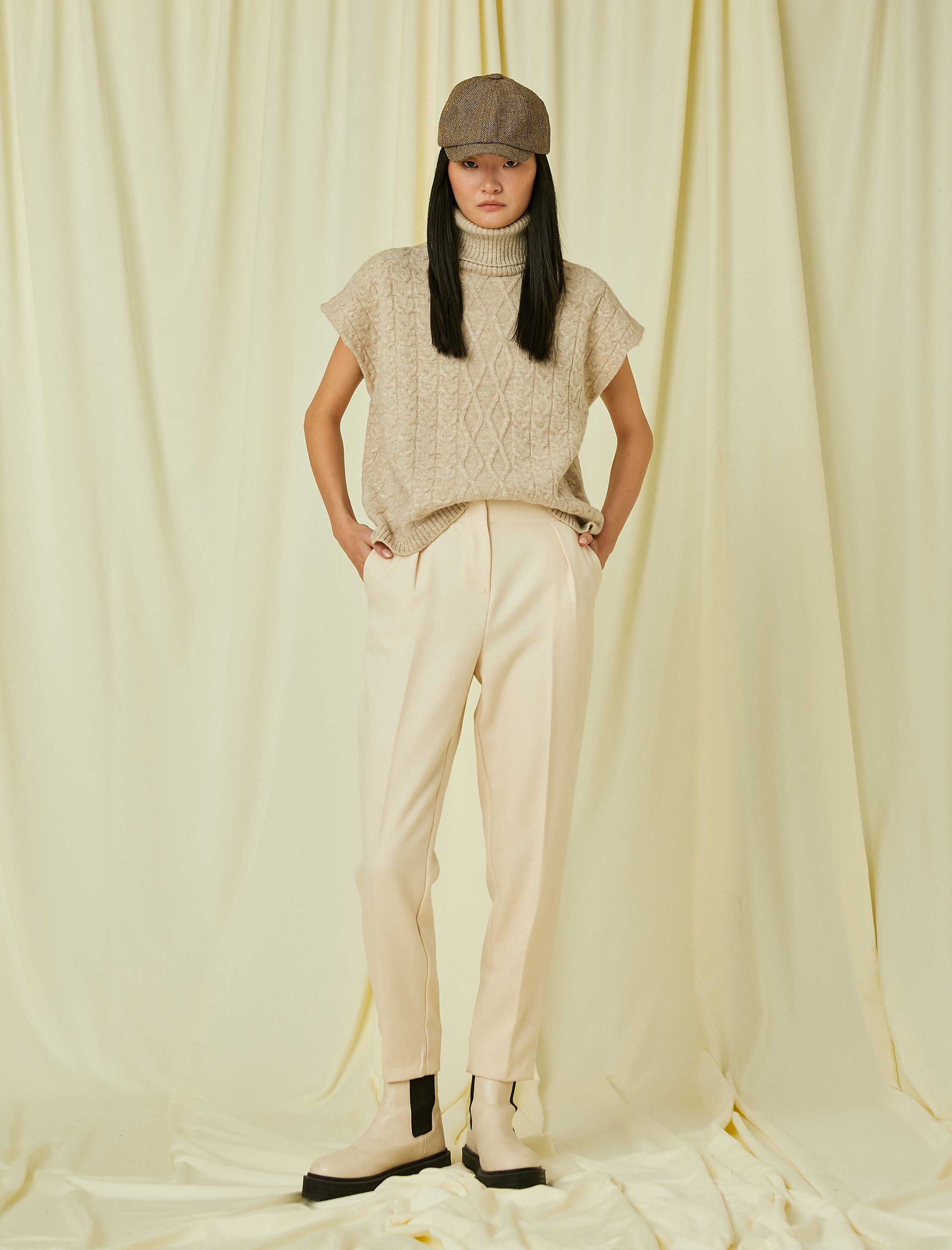   Örgü Süveter Balıkçı Yaka