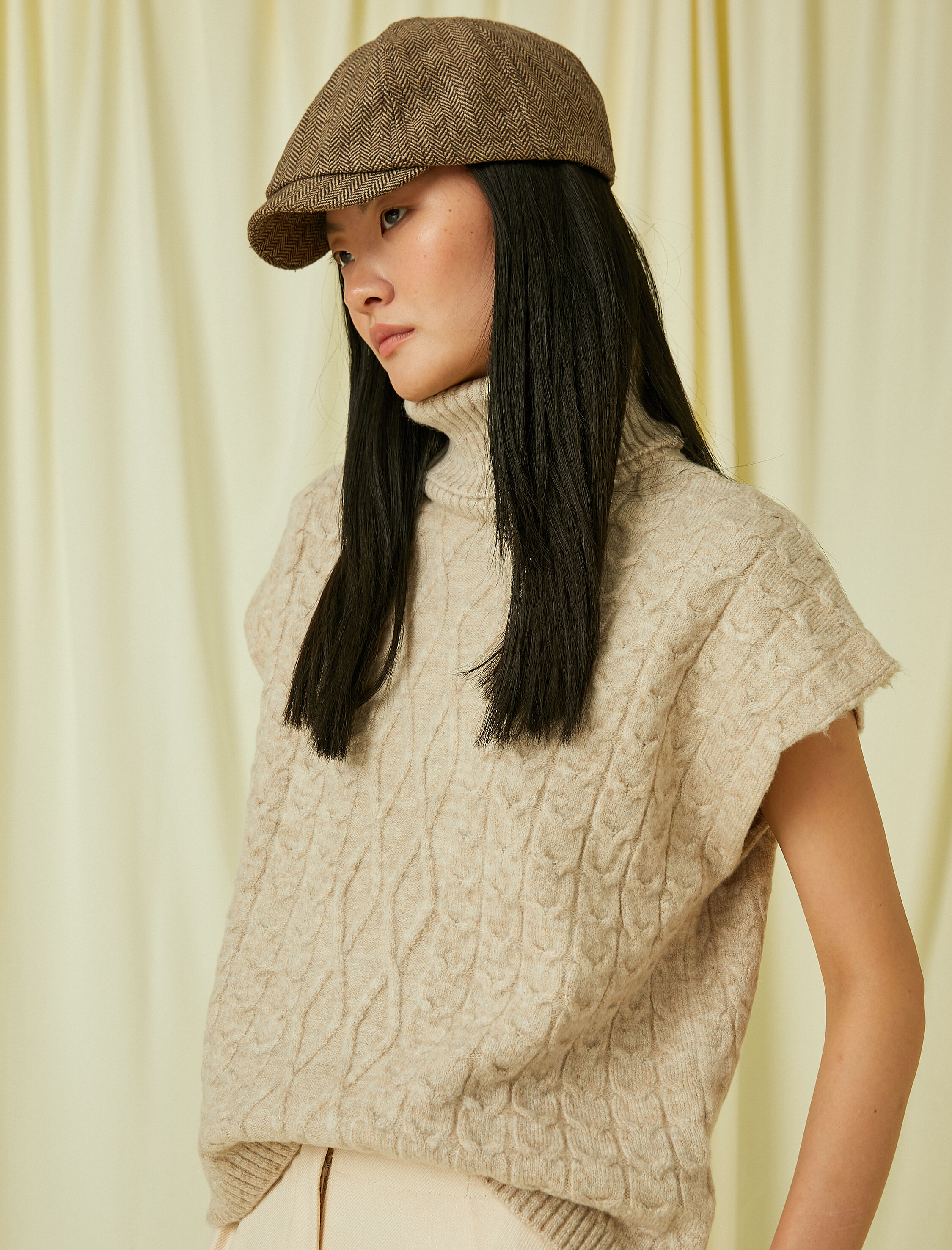   Örgü Süveter Balıkçı Yaka