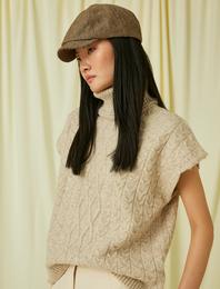 Örgü Süveter Balıkçı Yaka