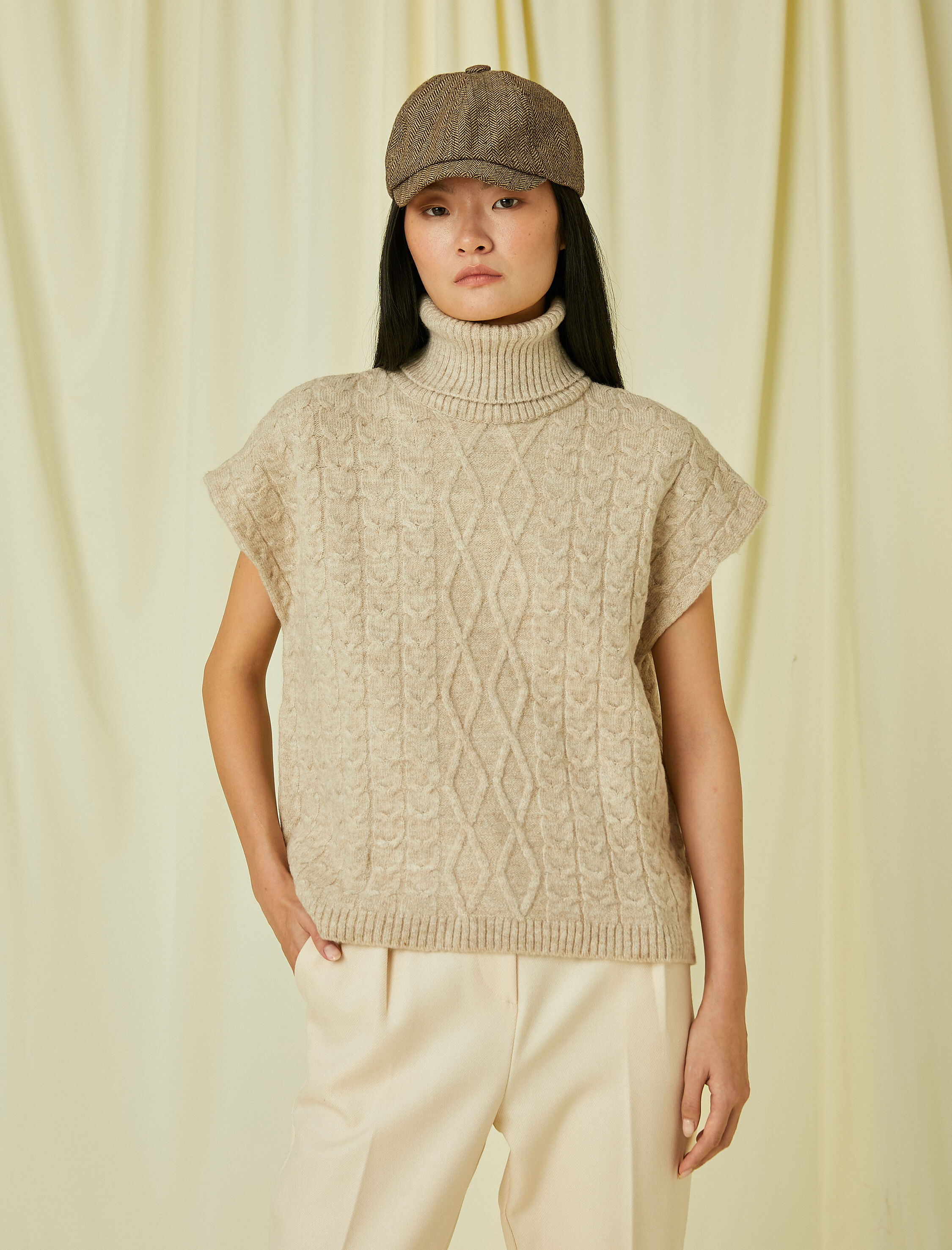   Örgü Süveter Balıkçı Yaka