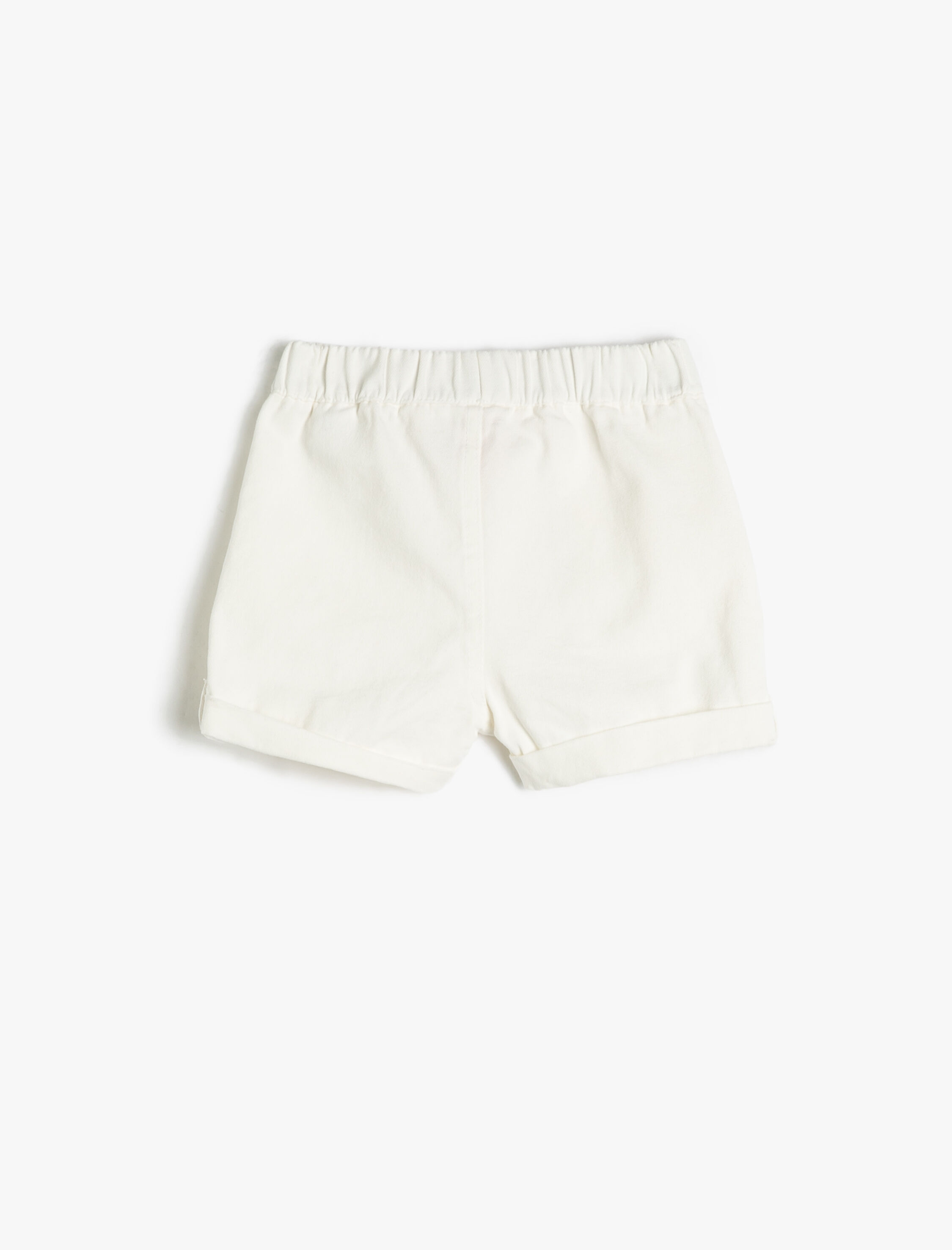  Erkek Bebek Şort Beli Bağlamalı Cepli Pamuklu