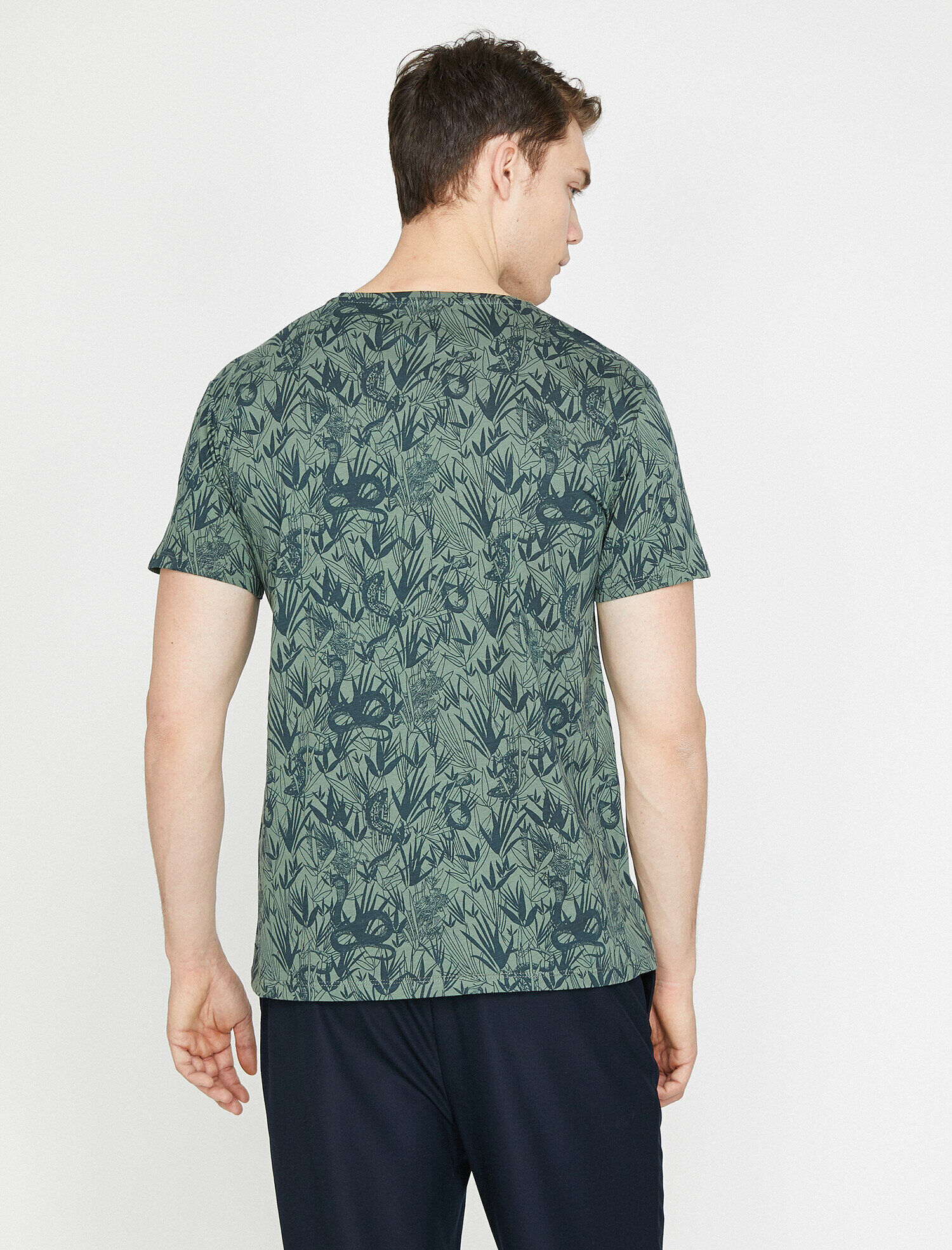   Desenli Tişört Kısa Kollu