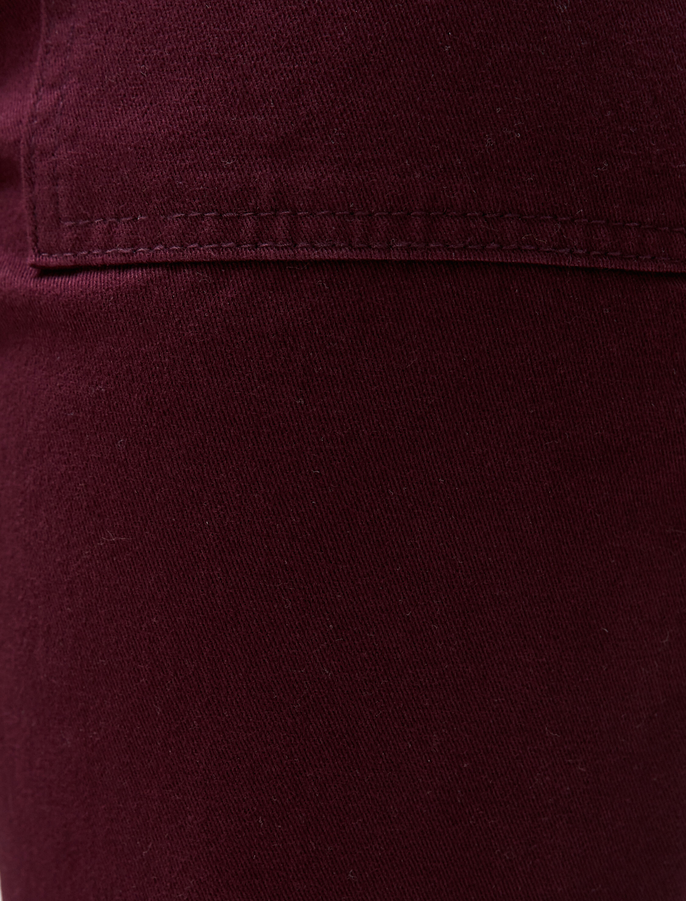   Yüksek Bel Kargo Pantolon Yanları Cep Detaylı