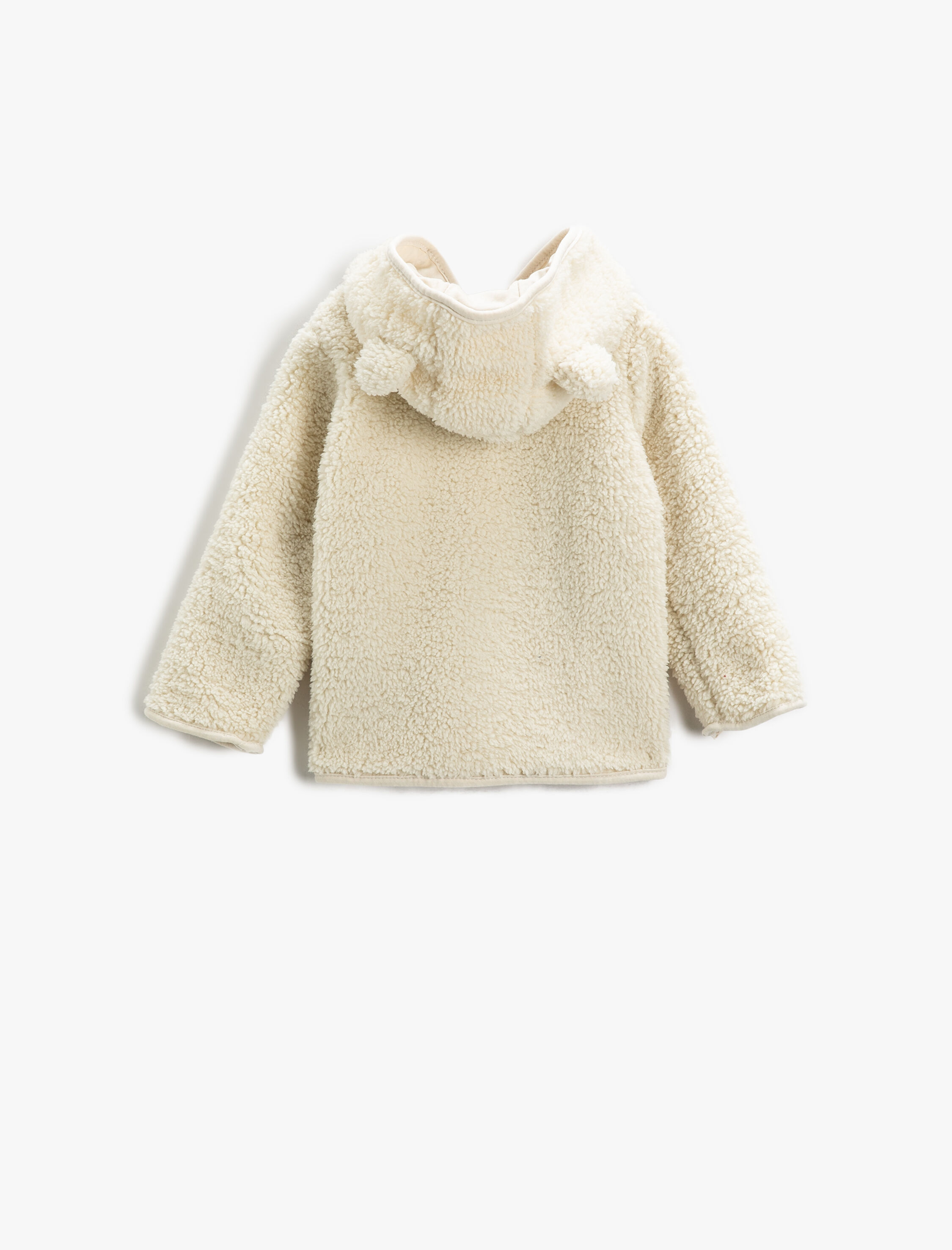  Erkek Bebek Peluş Mont Kapüşonlu Fermuarlı