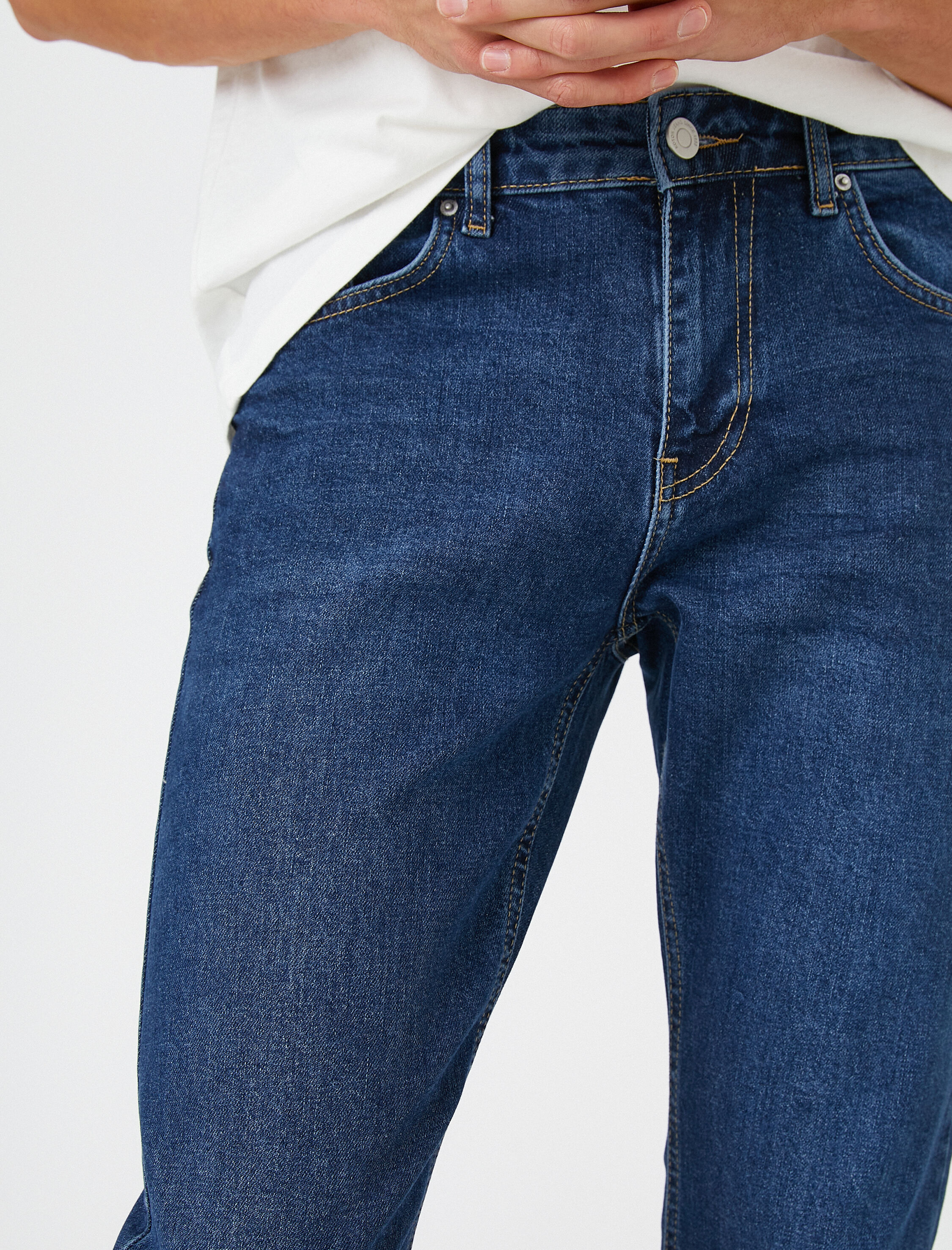 Slim Fit Kot Pantolon - Brad Jean