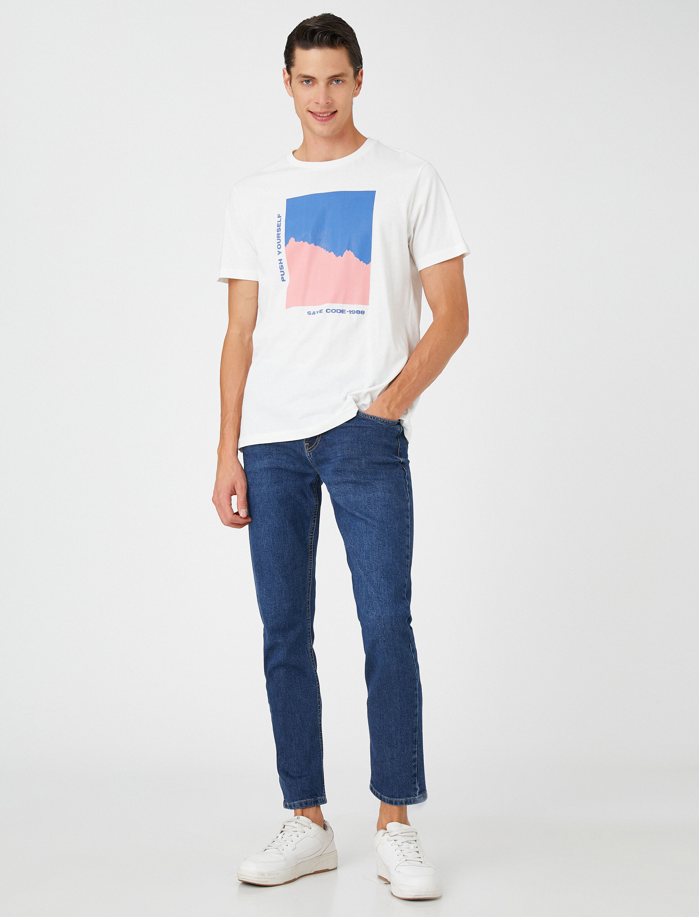 Slim Fit Kot Pantolon - Brad Jean