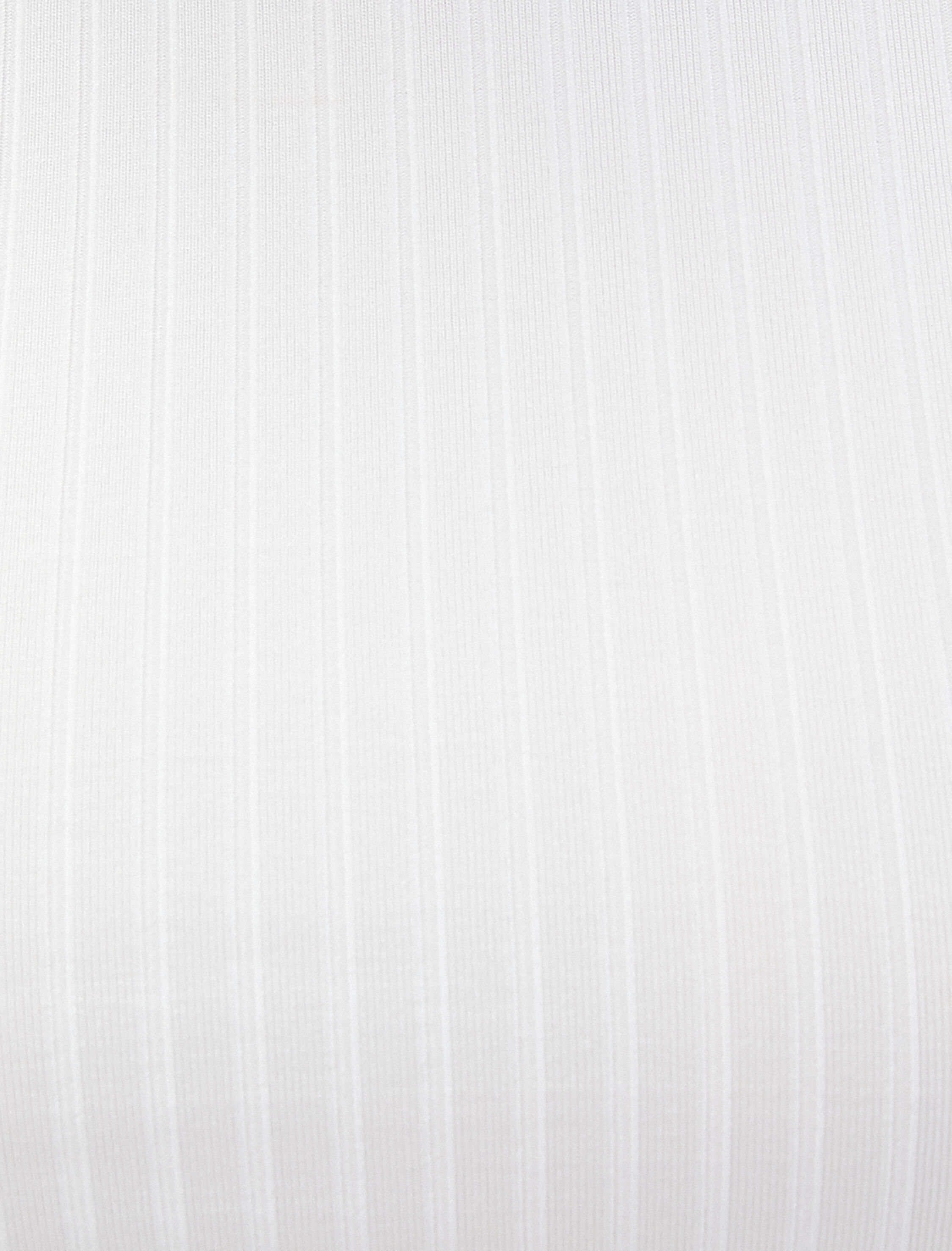 Crop Tişört Fitilli Fırfır Detaylı